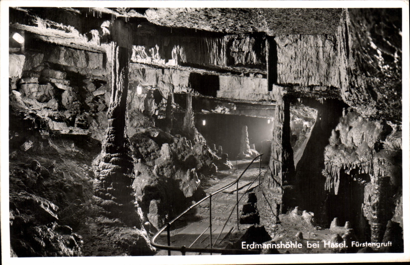 CPA Erdmannshohle bei hasel furstangrutt 