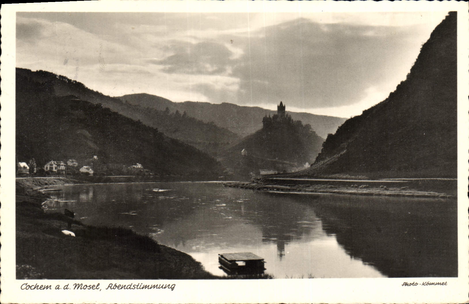 CPA Cochem a d mosel abendstimmung 