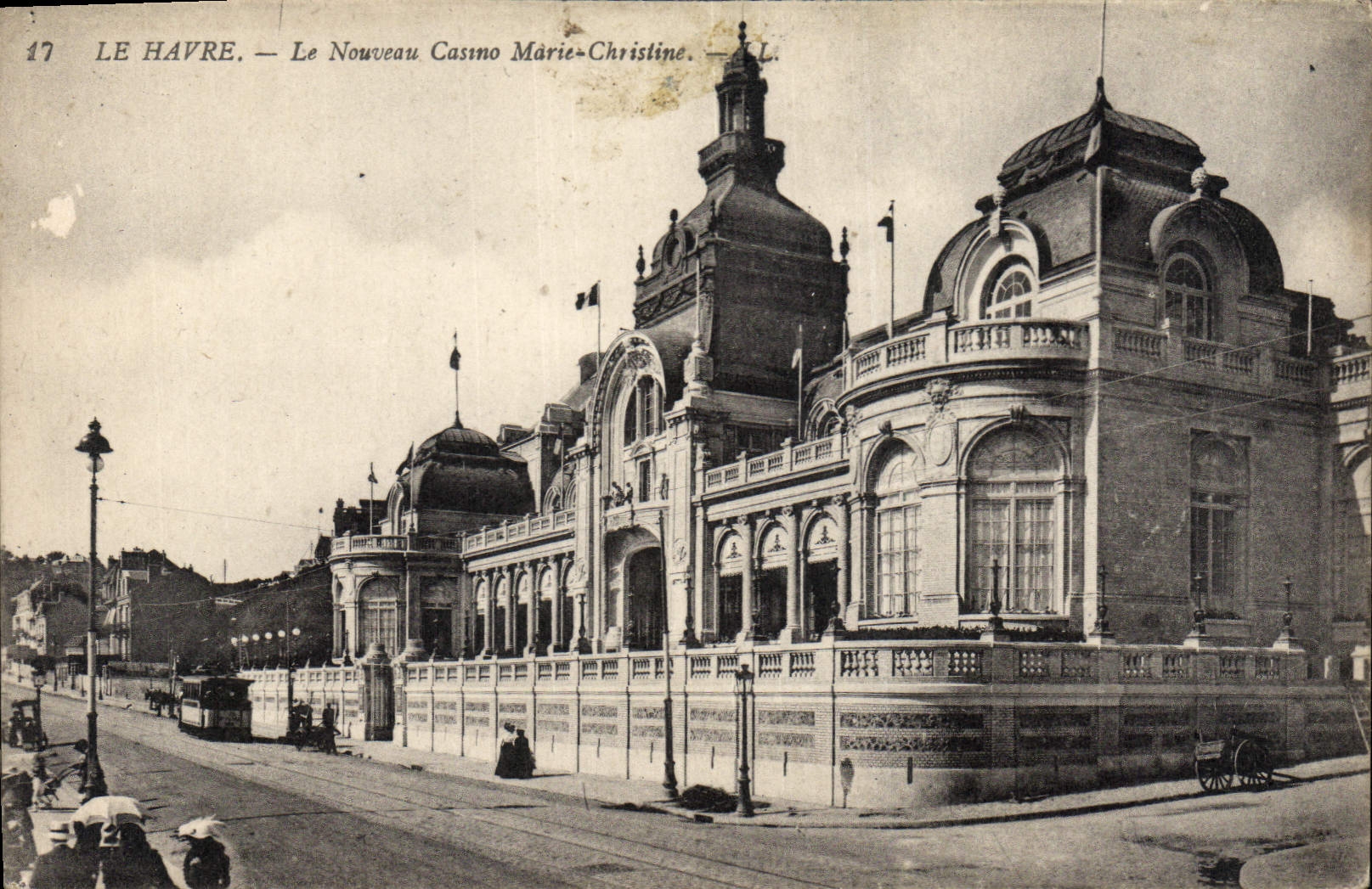 CPA Le Havre le nouveau casino Marie Christine
