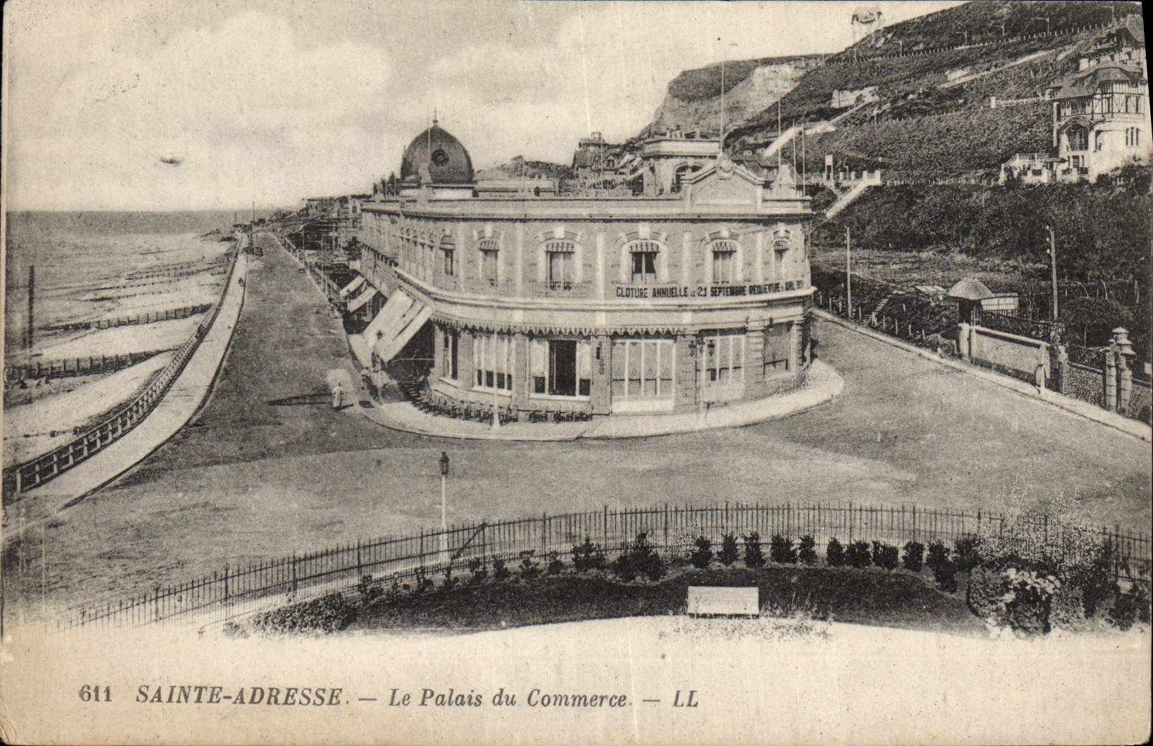 CPA Sainte Adresse le palais du commerce