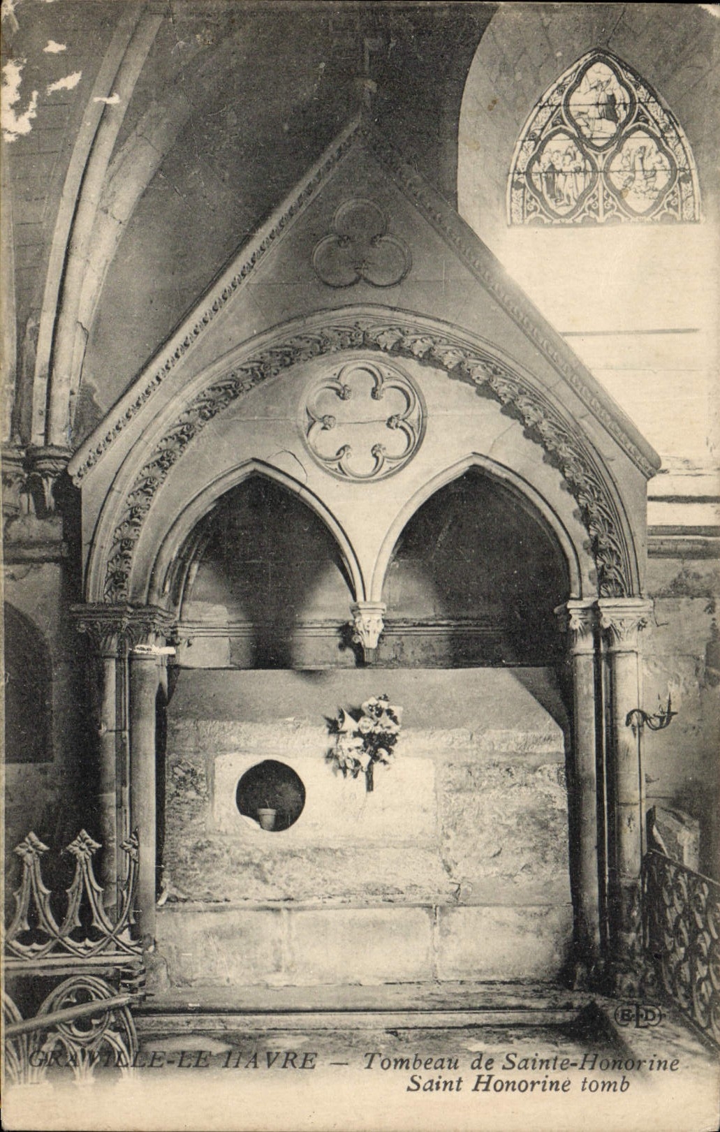 CPA Granville le Havre Tombeau de Sainte Honorine