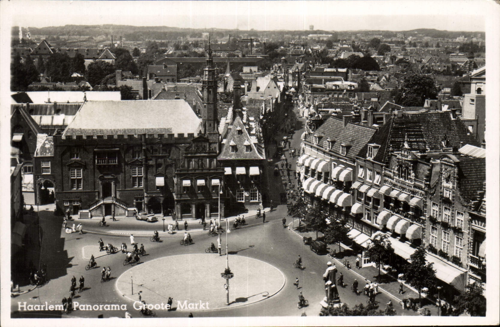 CPA Haarlem Panorama Groote Markt