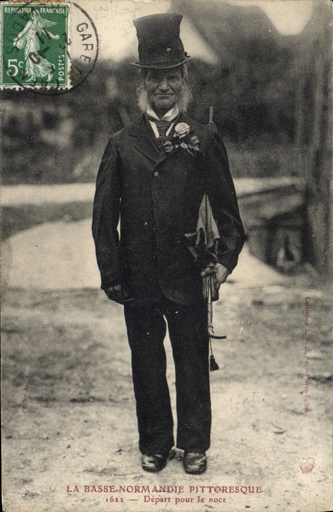 CPA La Basse Normandie Pittoresque Depart pour la noce Folklore