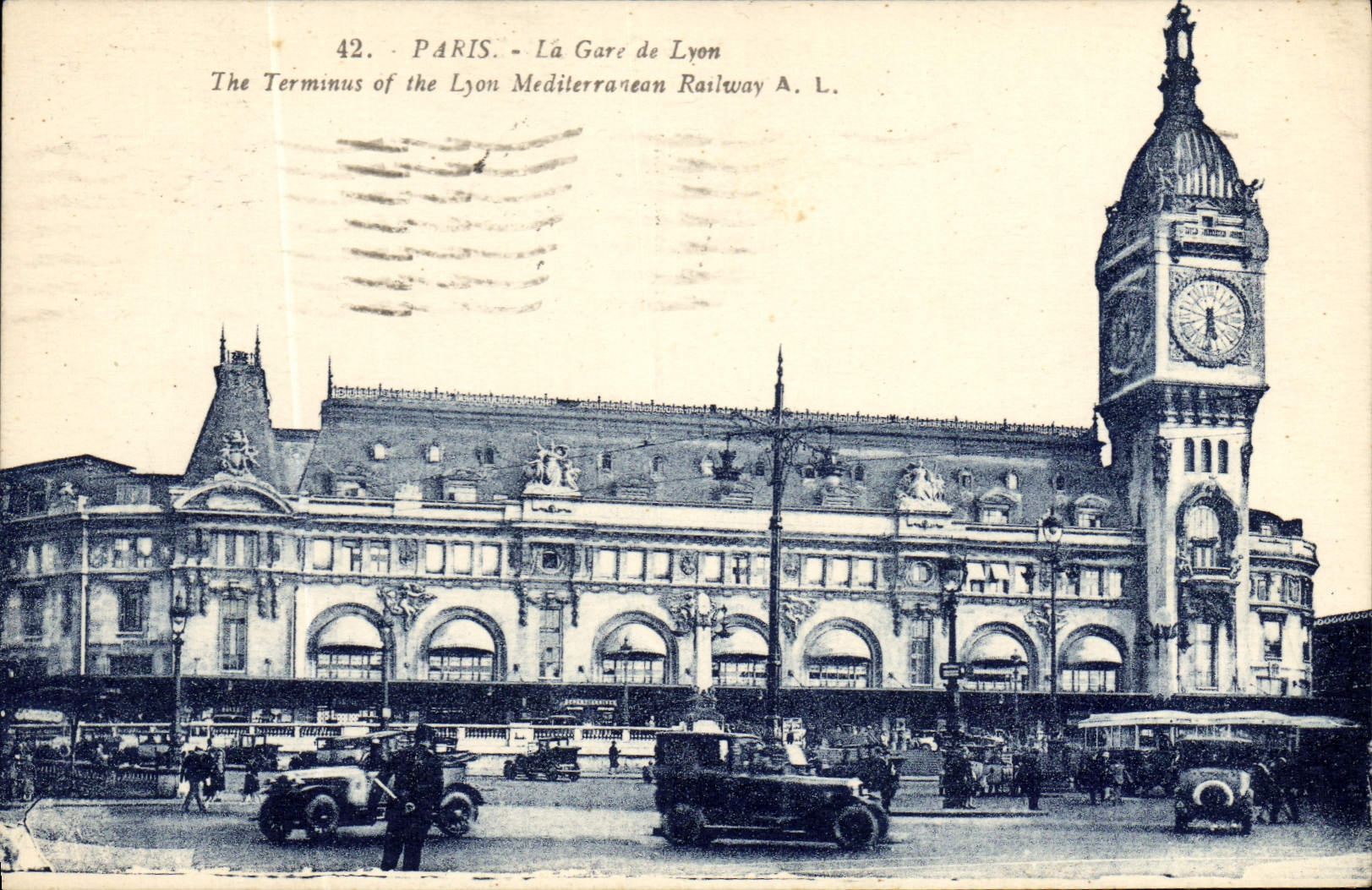 CPA Paris La Gare de Lyon