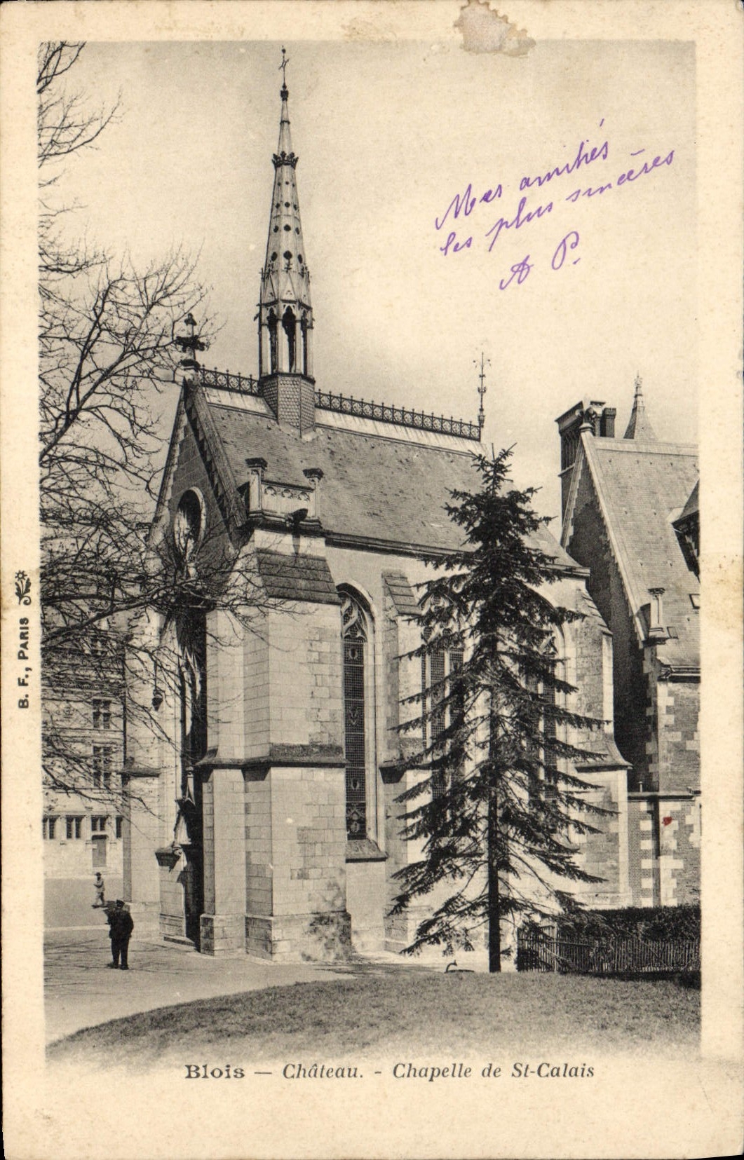 CPA Blois Chateau Chapelle de St Calais 