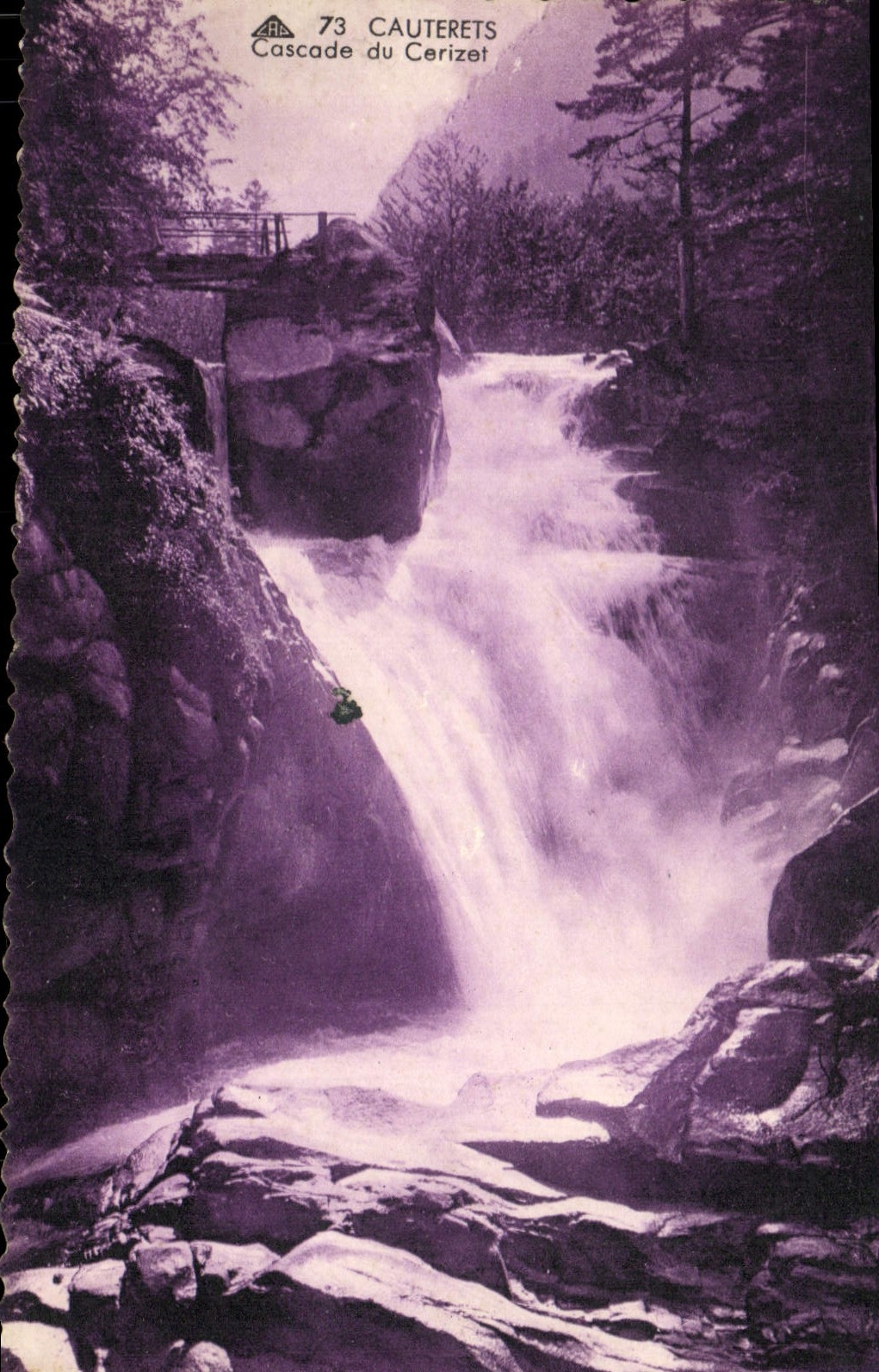 CPA Cauterets Cascade du Cerizet
