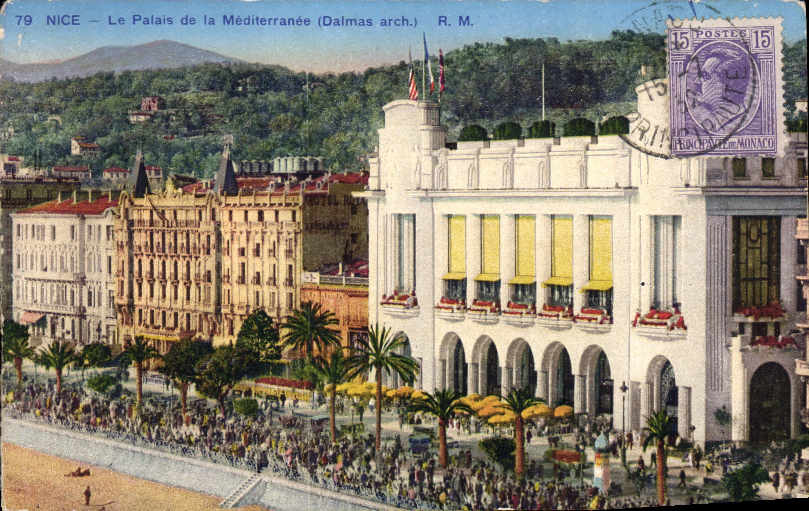 CPA Nice Le Palais de la Mediterranee 