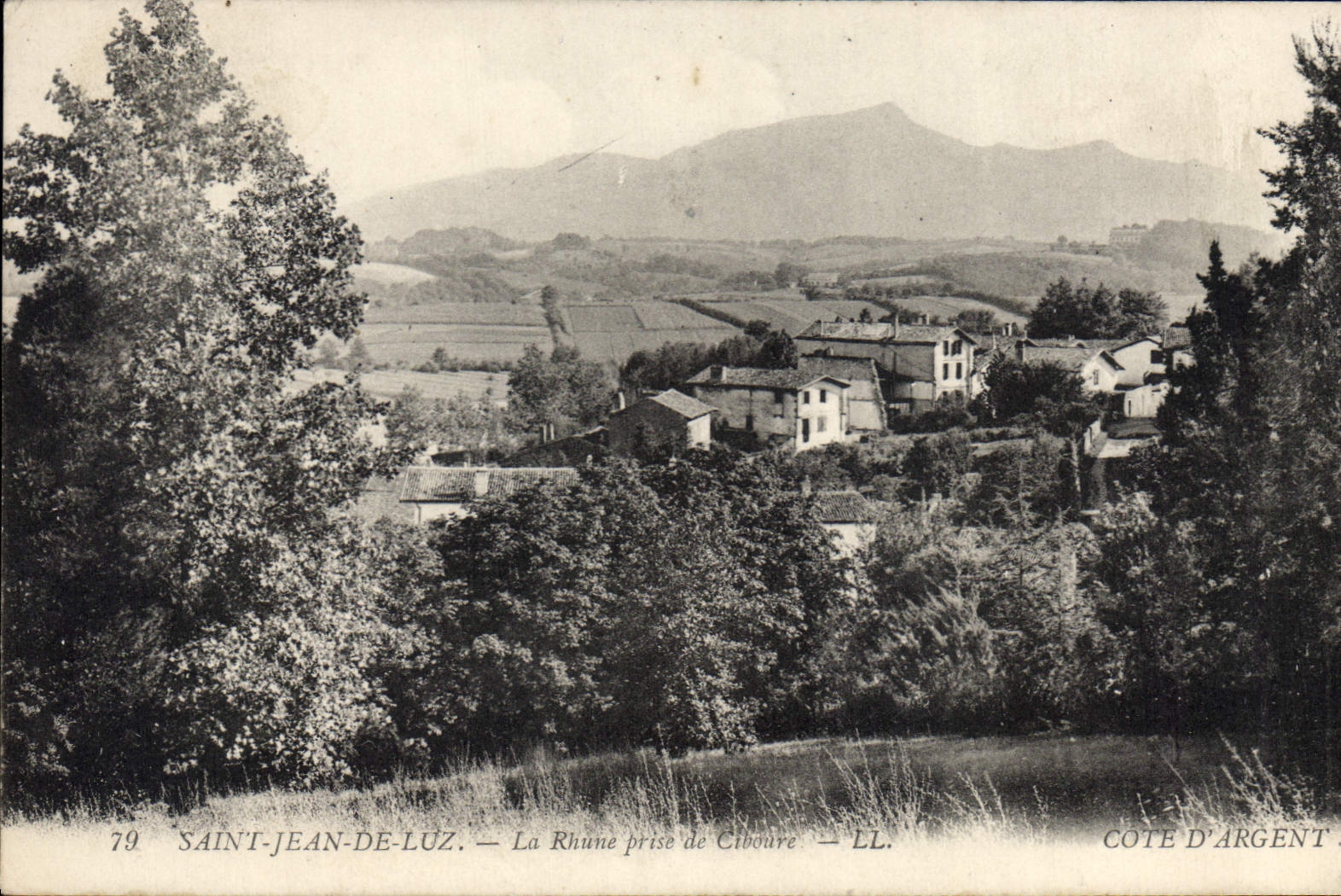 CPA Saint Jean Luz La Rhune prise de Ciboure
