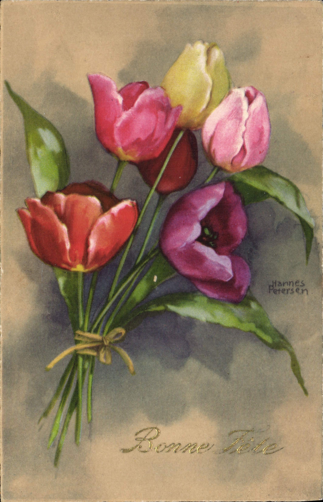 CPA Fantaisie Fleurs