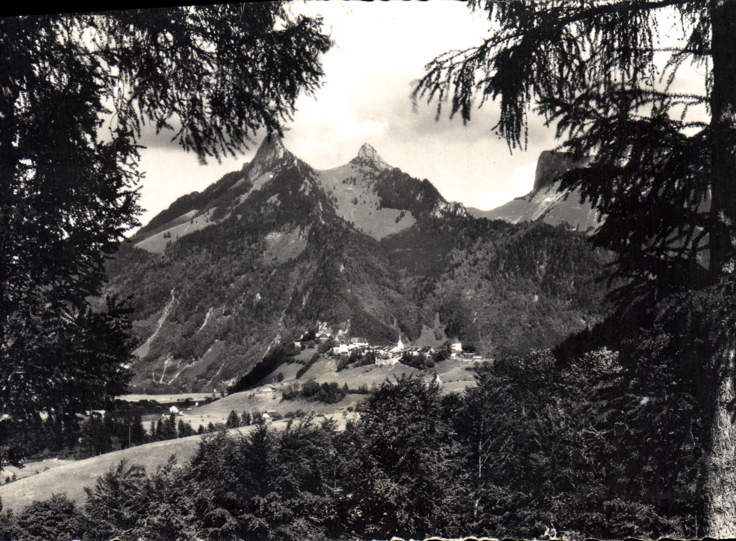 CPA Gruyeres Dts de Broc Chamois Bourgoz 