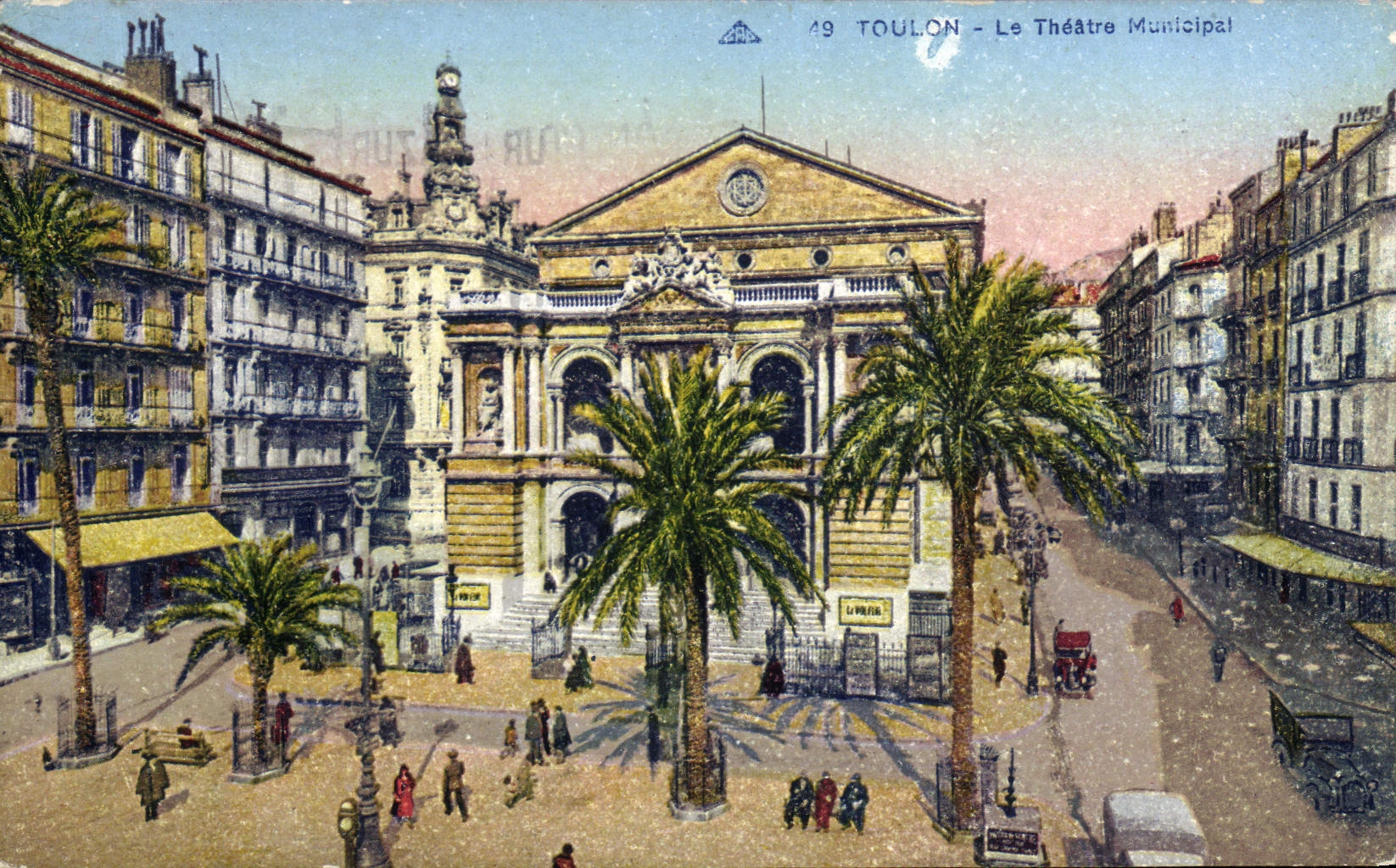 CPA Toulon le Theatre Municipal