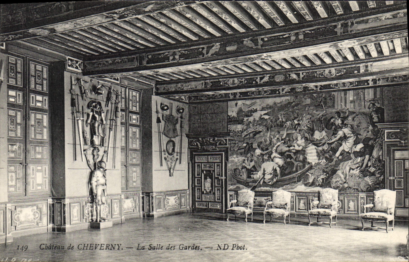 CPA Chateau de Cheverny La Salle des Gardes