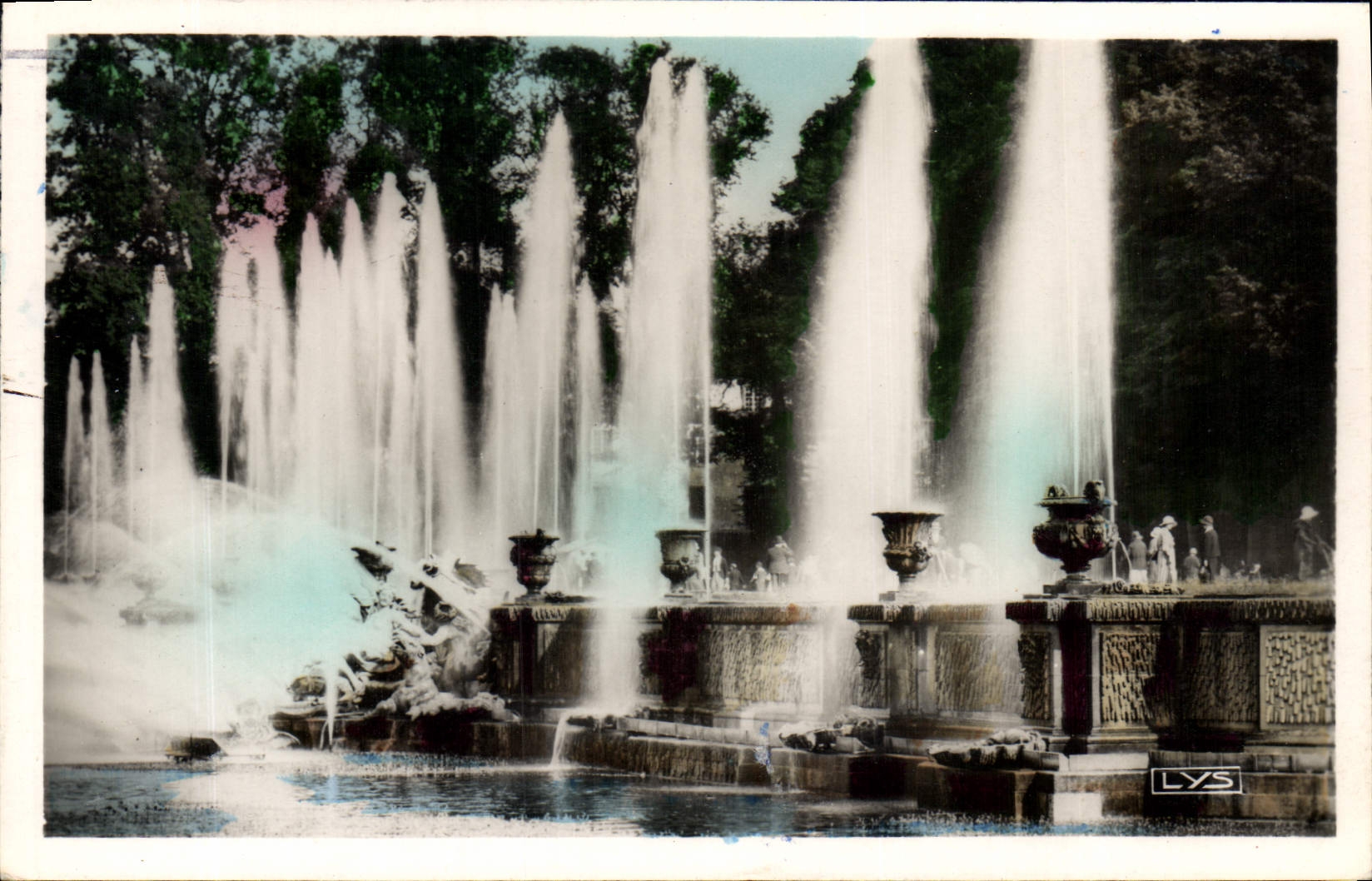 CPA Versailles Bassin de Neptune Grandes Eaux 
