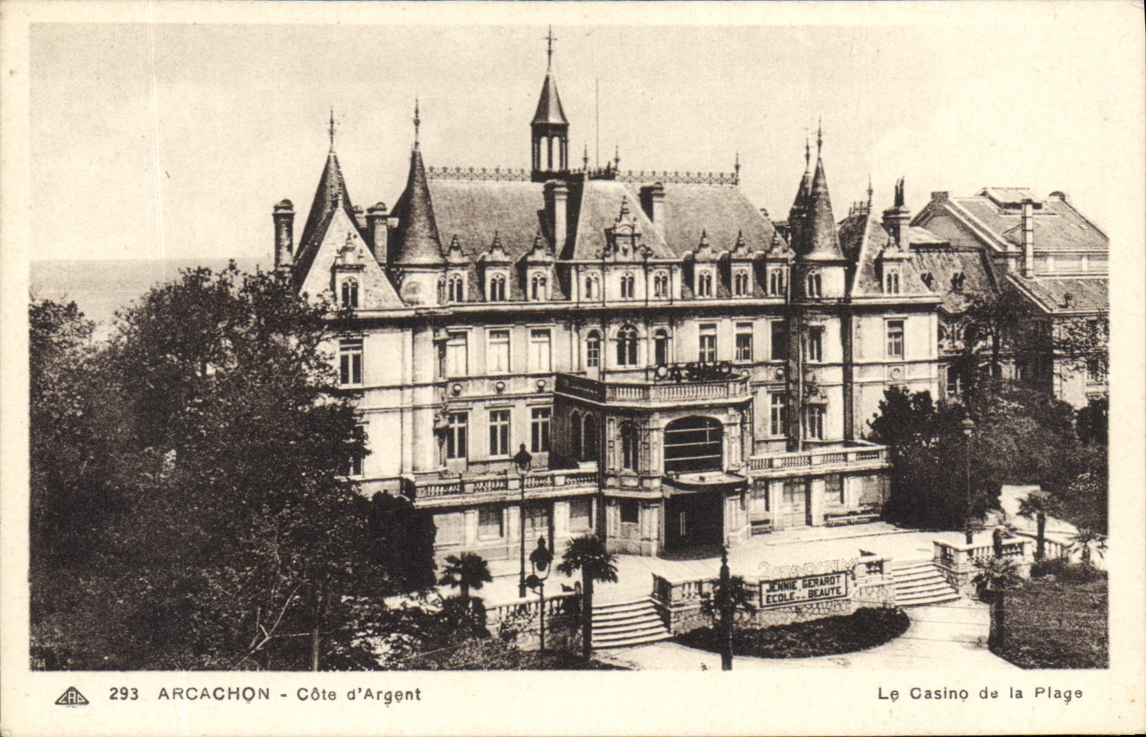 CPA Arcachon Cote d'Argent Le Casino de la Place 