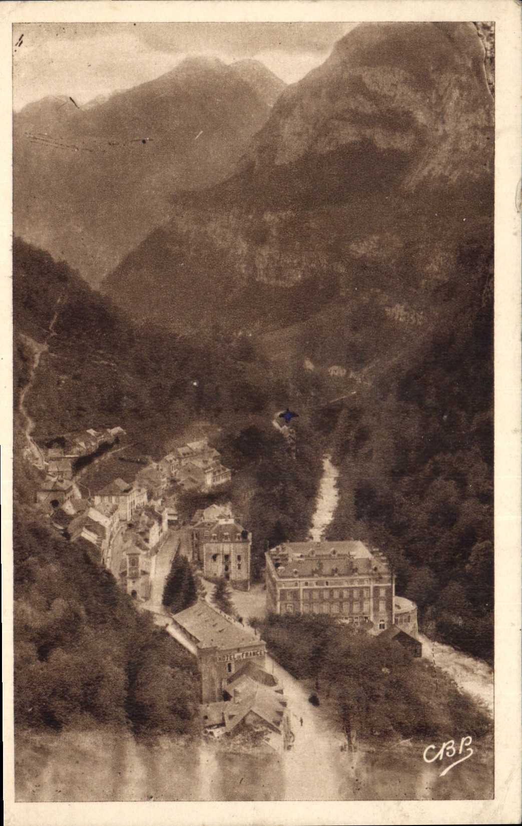 CPA Eaux Chaudes Vue Generale 
