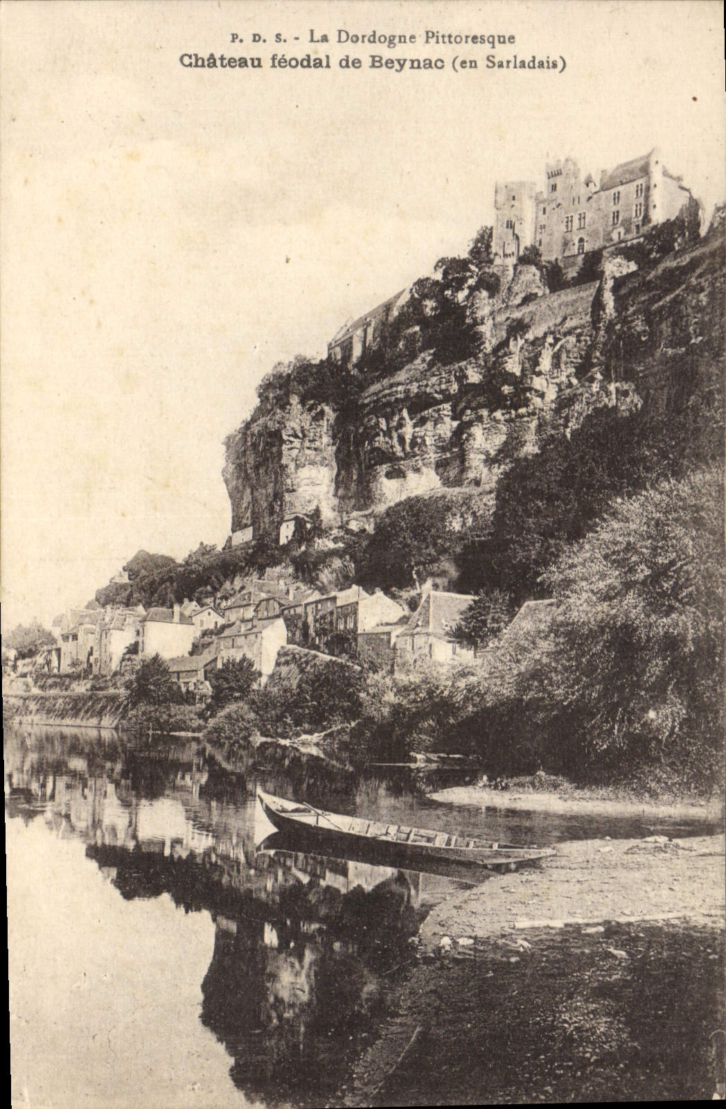 CPA La Dordogne Pittoresque Chateau Feodal de Beynac en Sarladais 