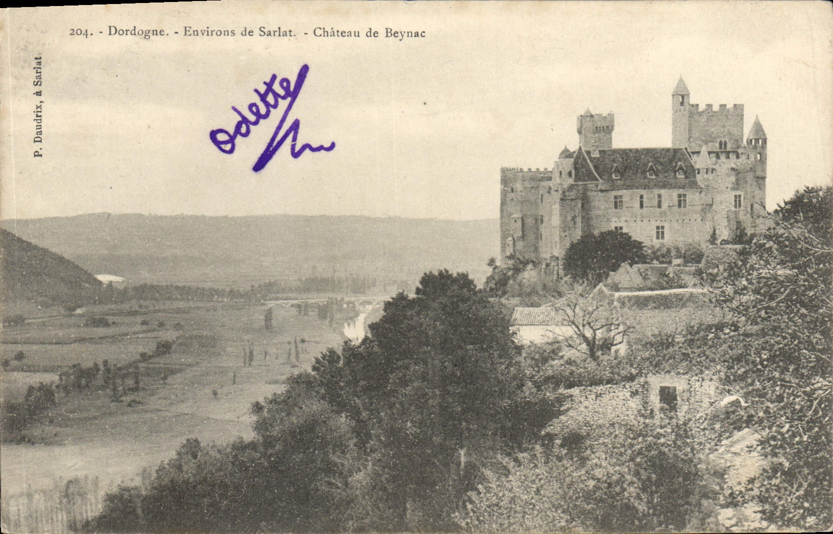 CPA Dordogne Environs de Sarlat Chateau de Beynac 