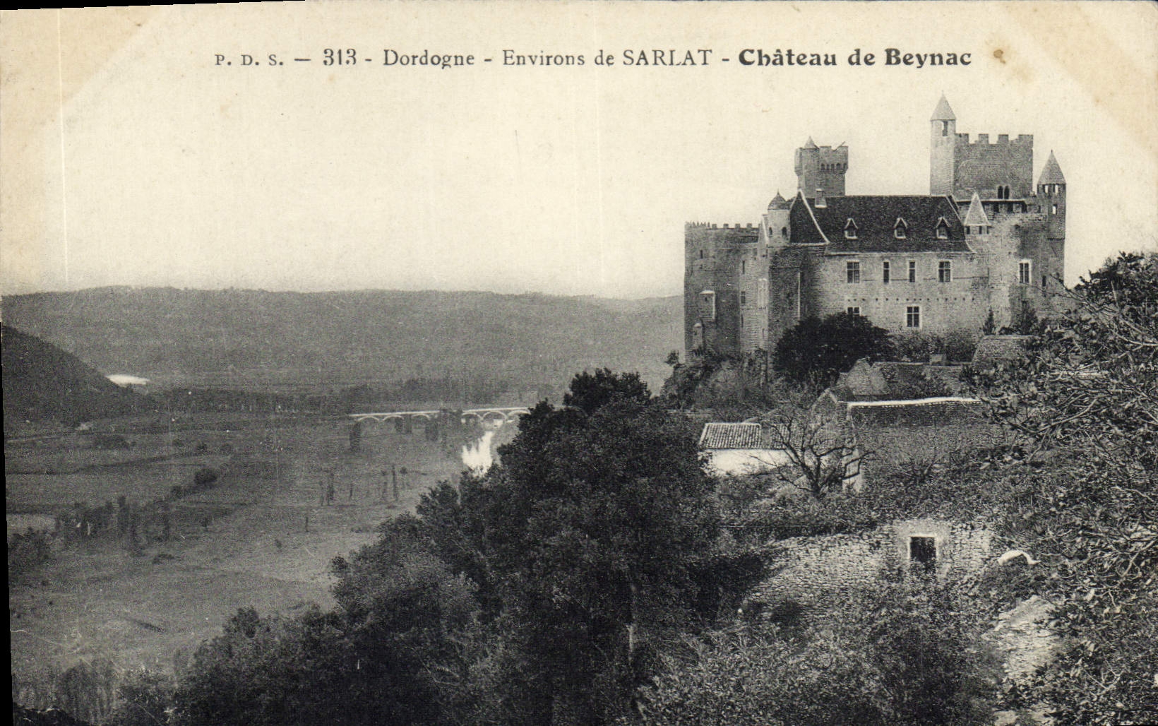 CPA Dordogne Environs de Sarlat Chateau de Beynac 