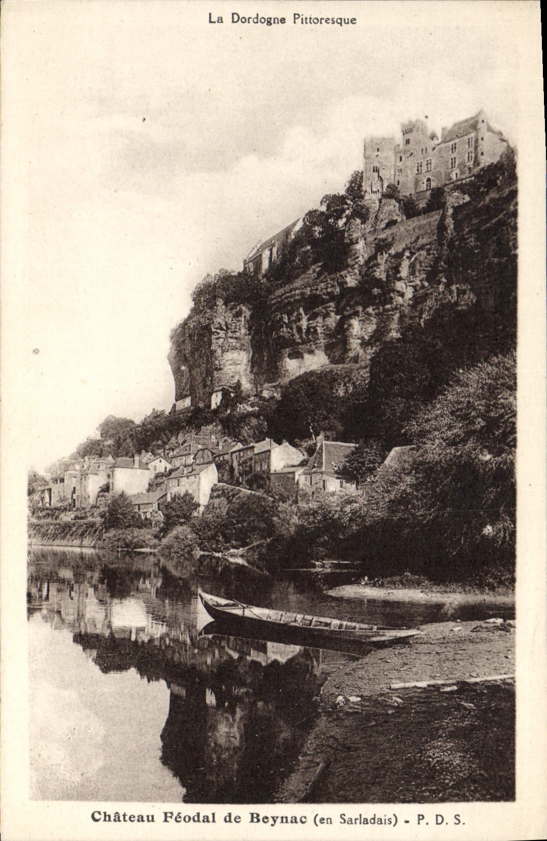 CPA La Dordogne Pittoresque Chateau Feodal de Beynac en Sarladais 