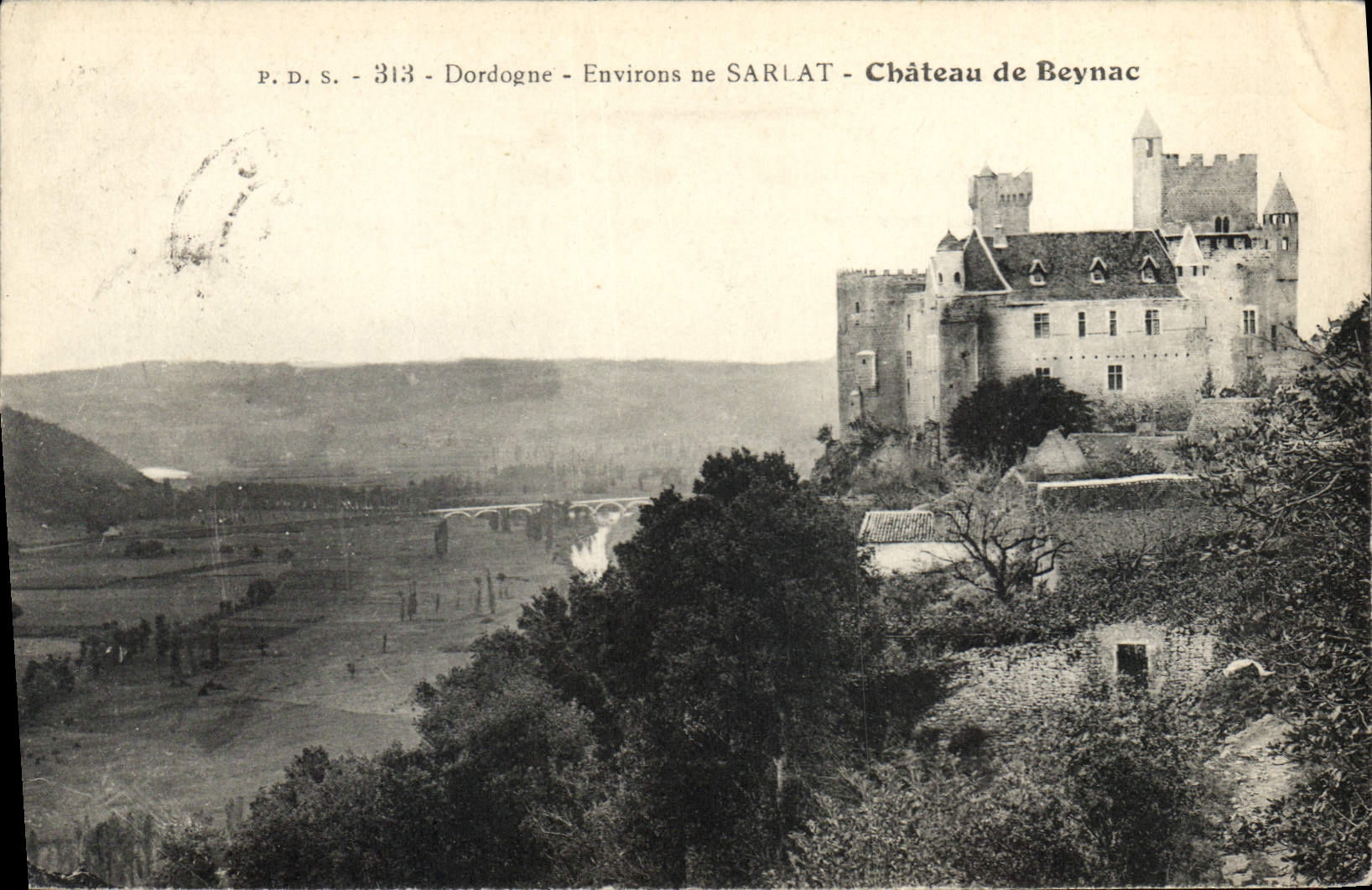 CPA Dordogne Environs ne Sarlat Chateau de Beynac 