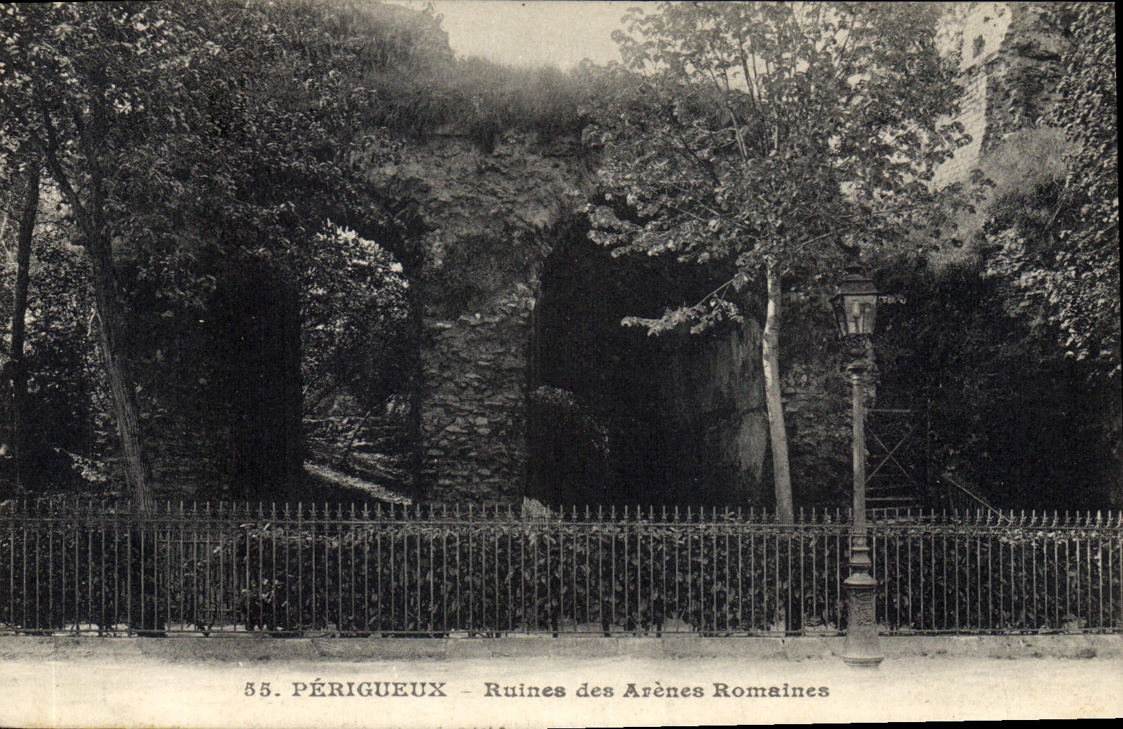 CPA Perigueux Ruines des Arenes Romaines 