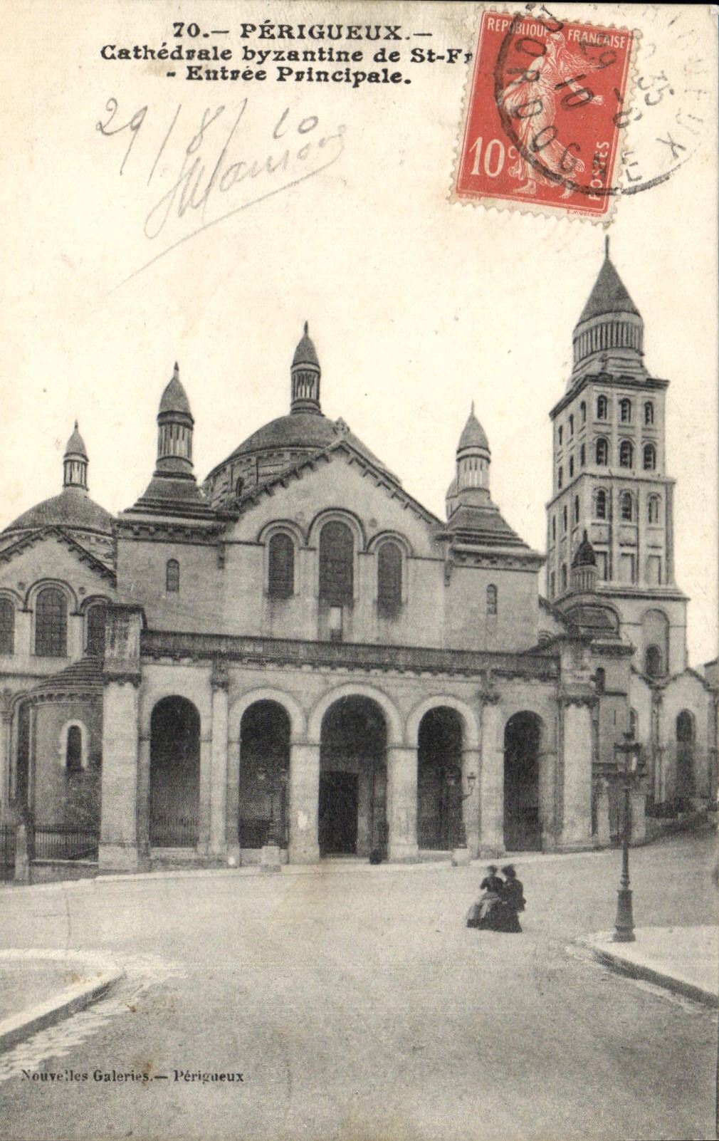 CPA Perigueux Cathedrale byzantine Entree Principale