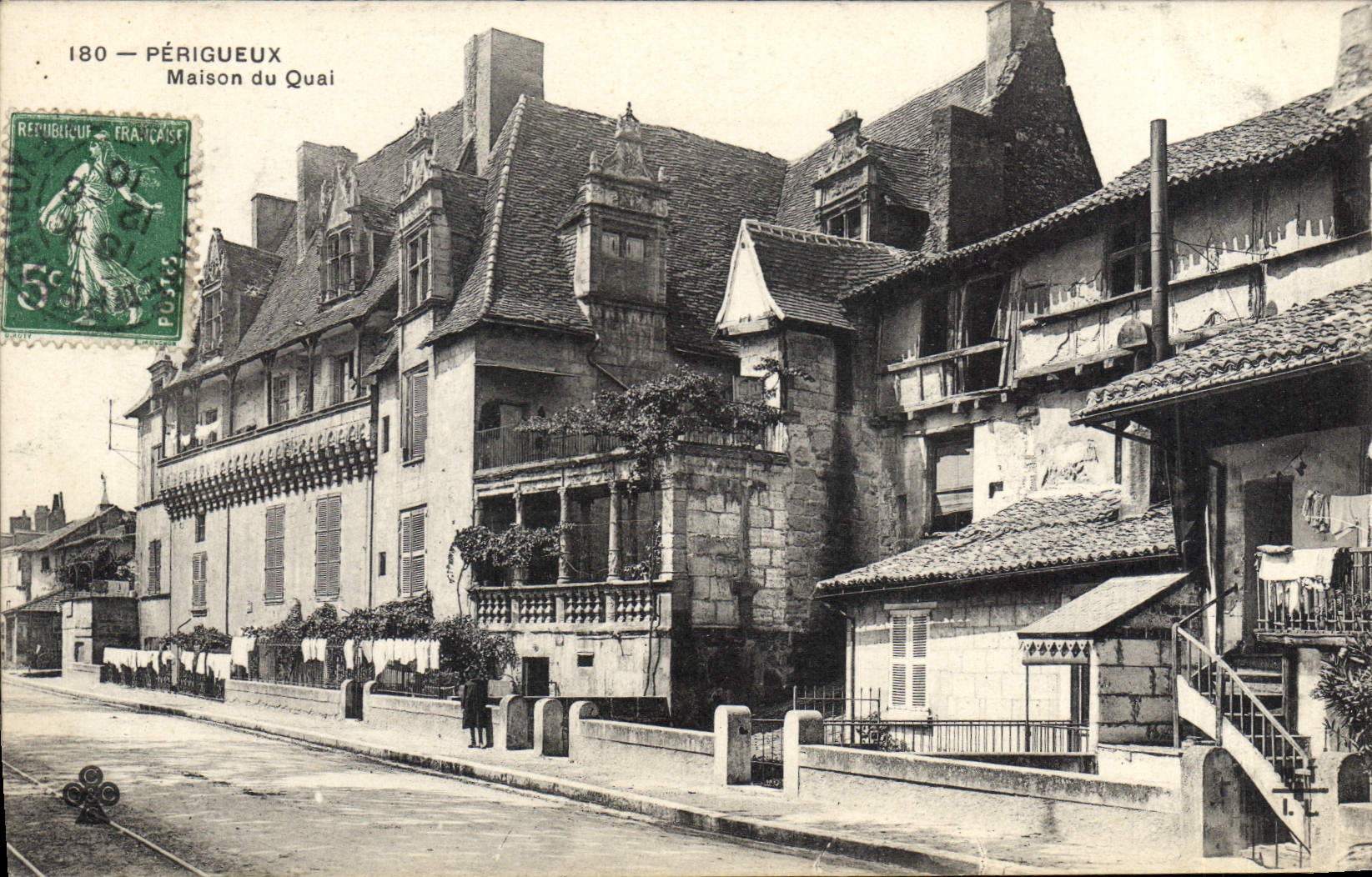 CPA Perigueux Maison de Quai 