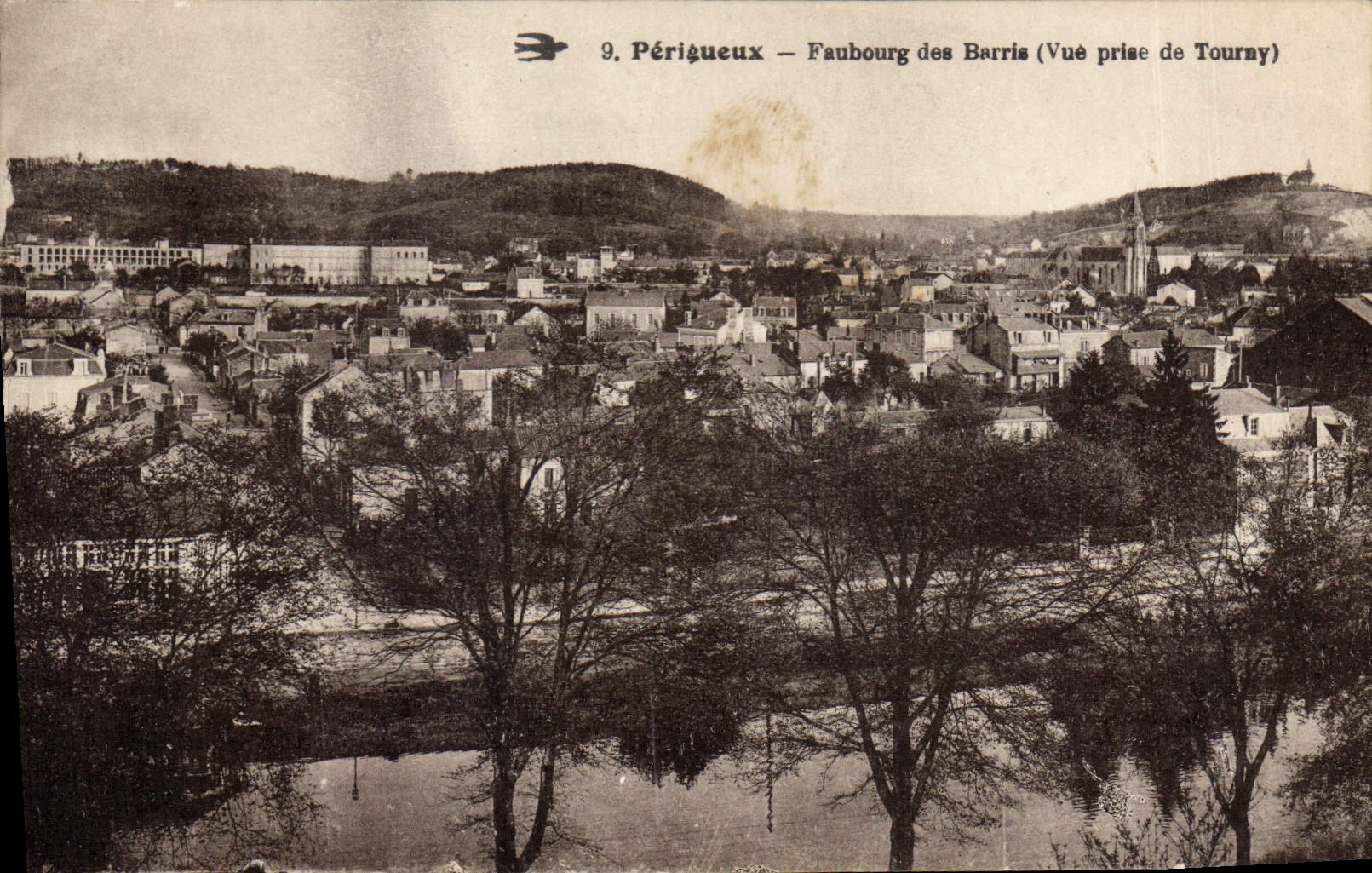 CPA Perigueux Faubourg des Barris Vue prise de Toursy