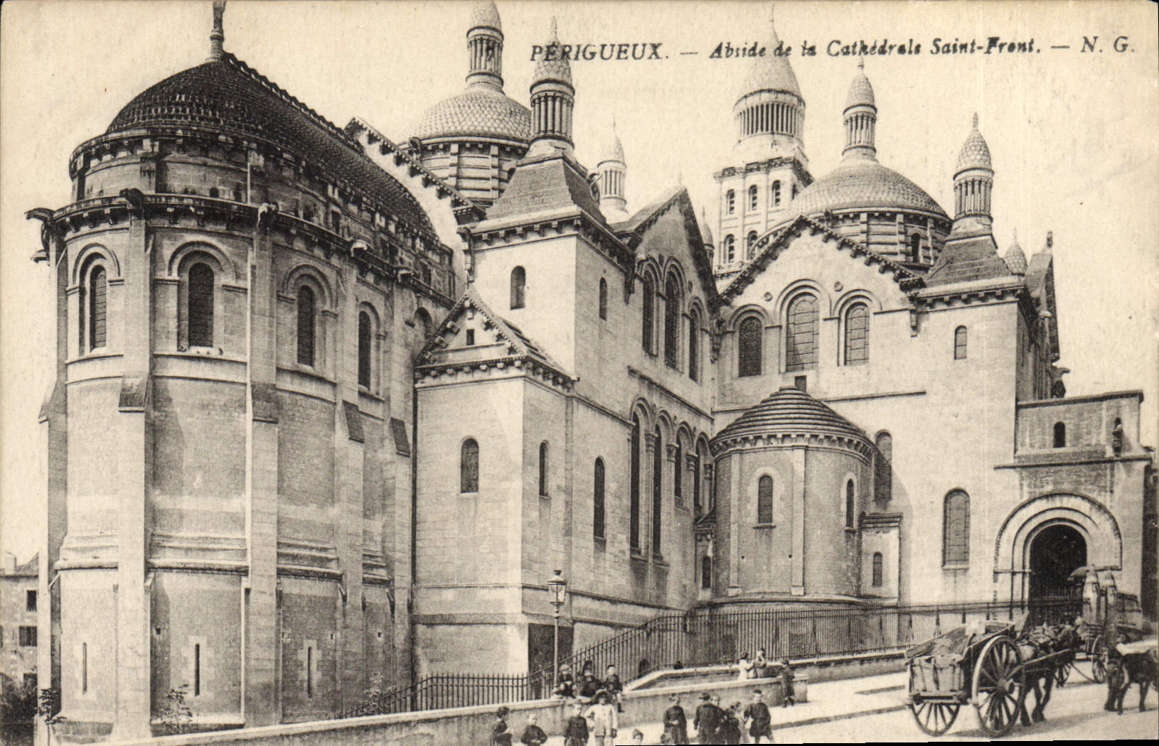 CPA Perigueux Abside de la Cathedrale Saint Front
