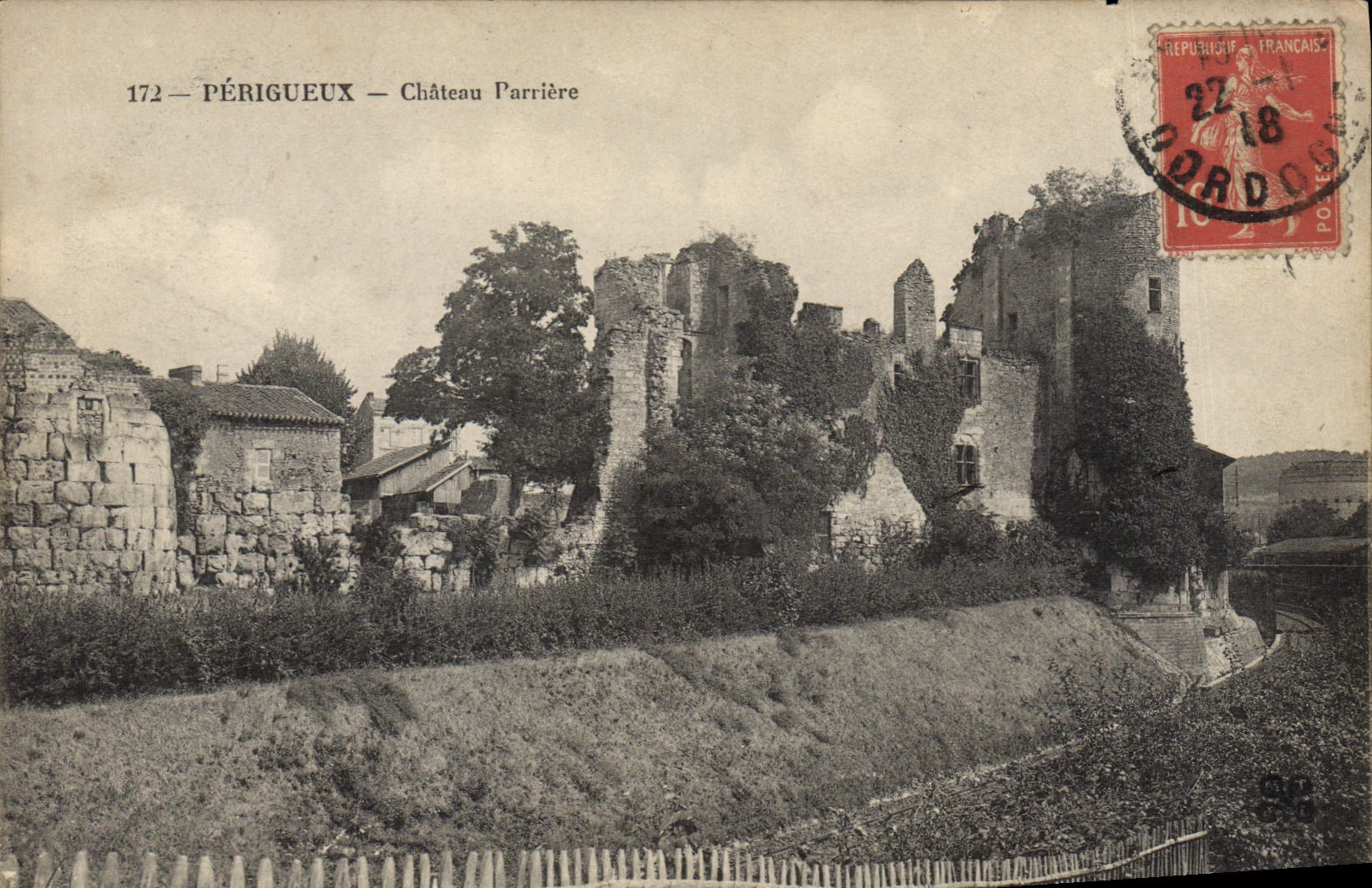 CPA Perigueux Chateau Parriere 