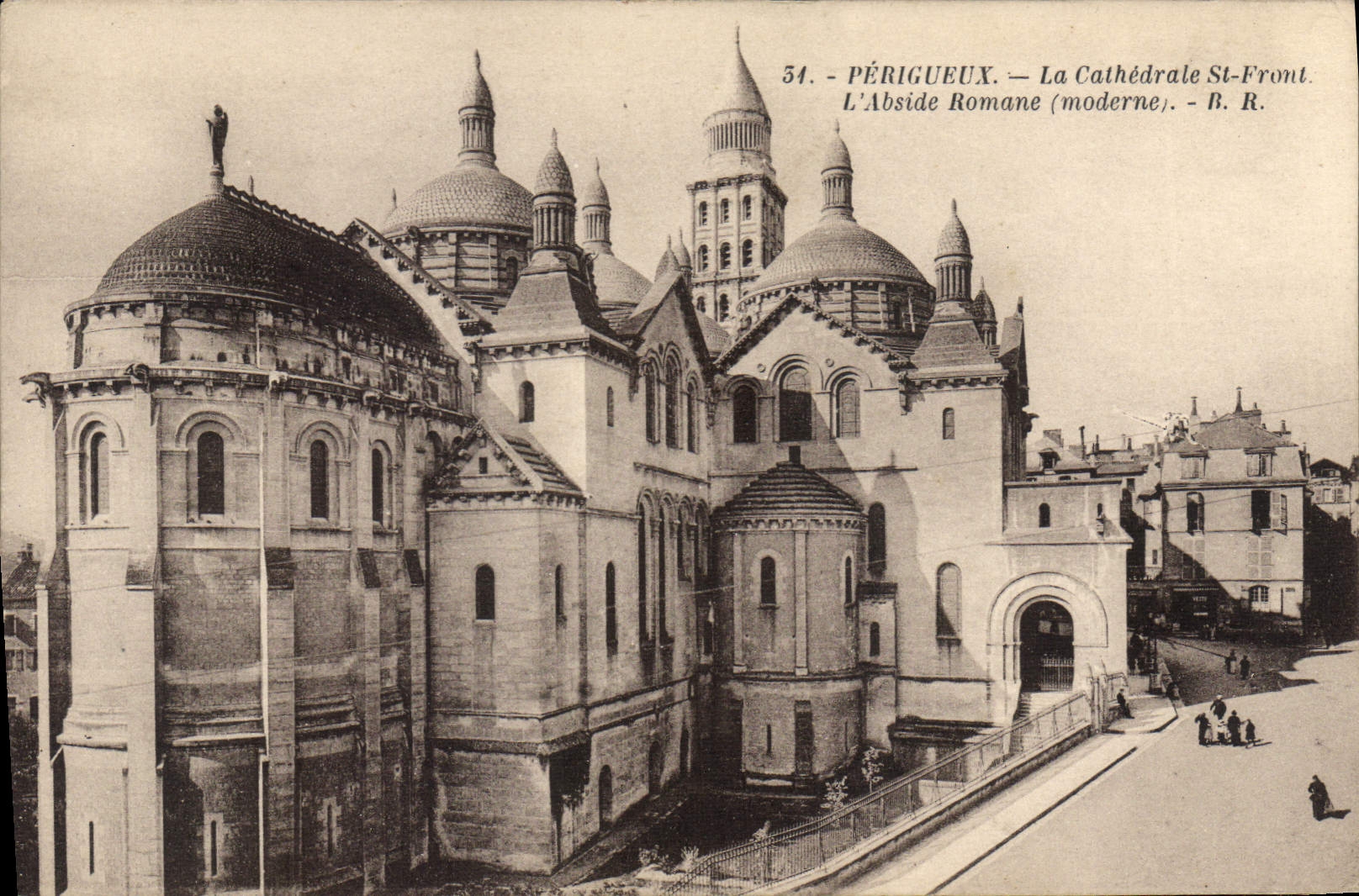 CPA Perigueux La Cathedrale St Front L'Abside Romane moderne