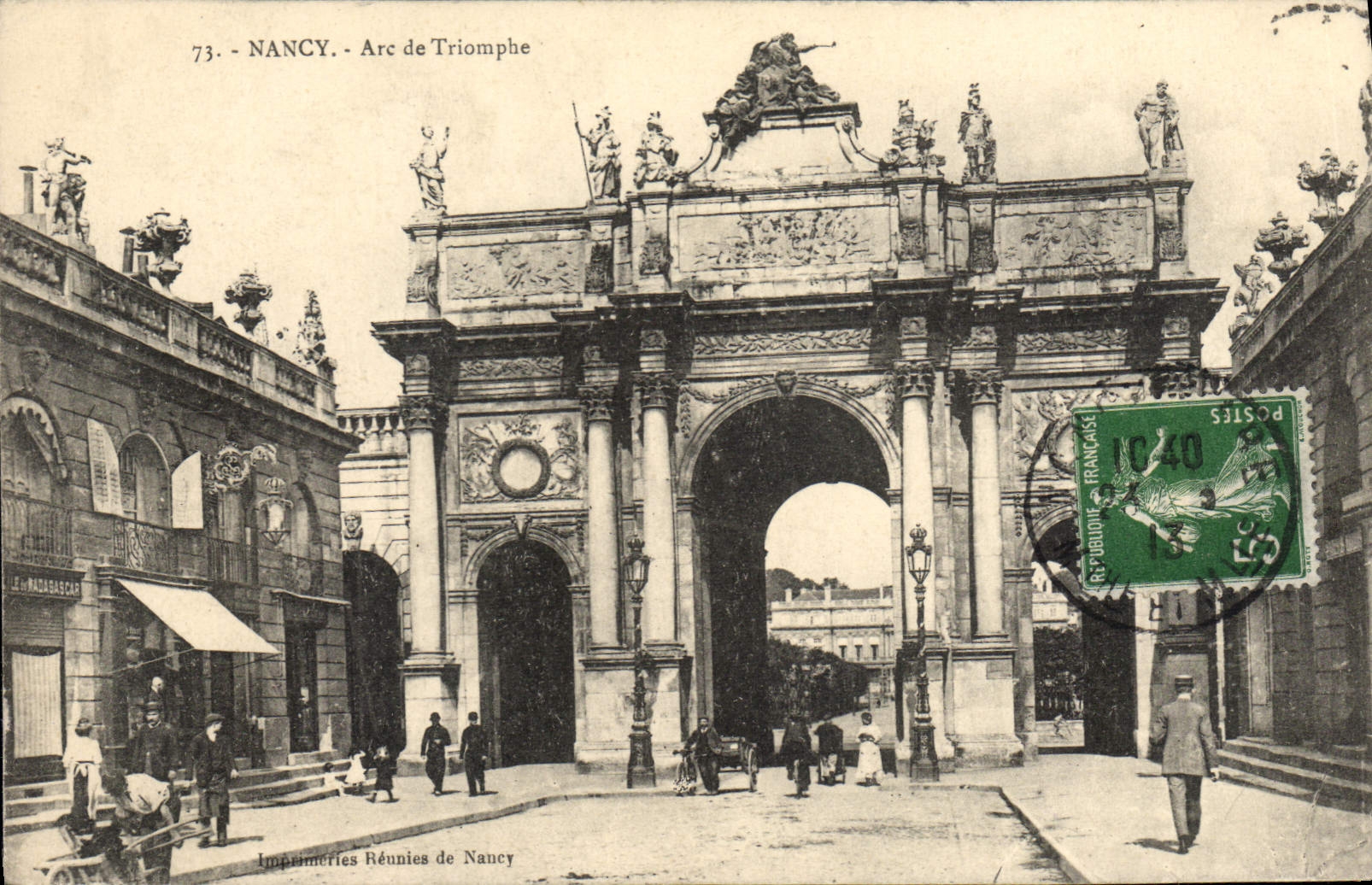 CPA Nancy Arc de Triomphe 
