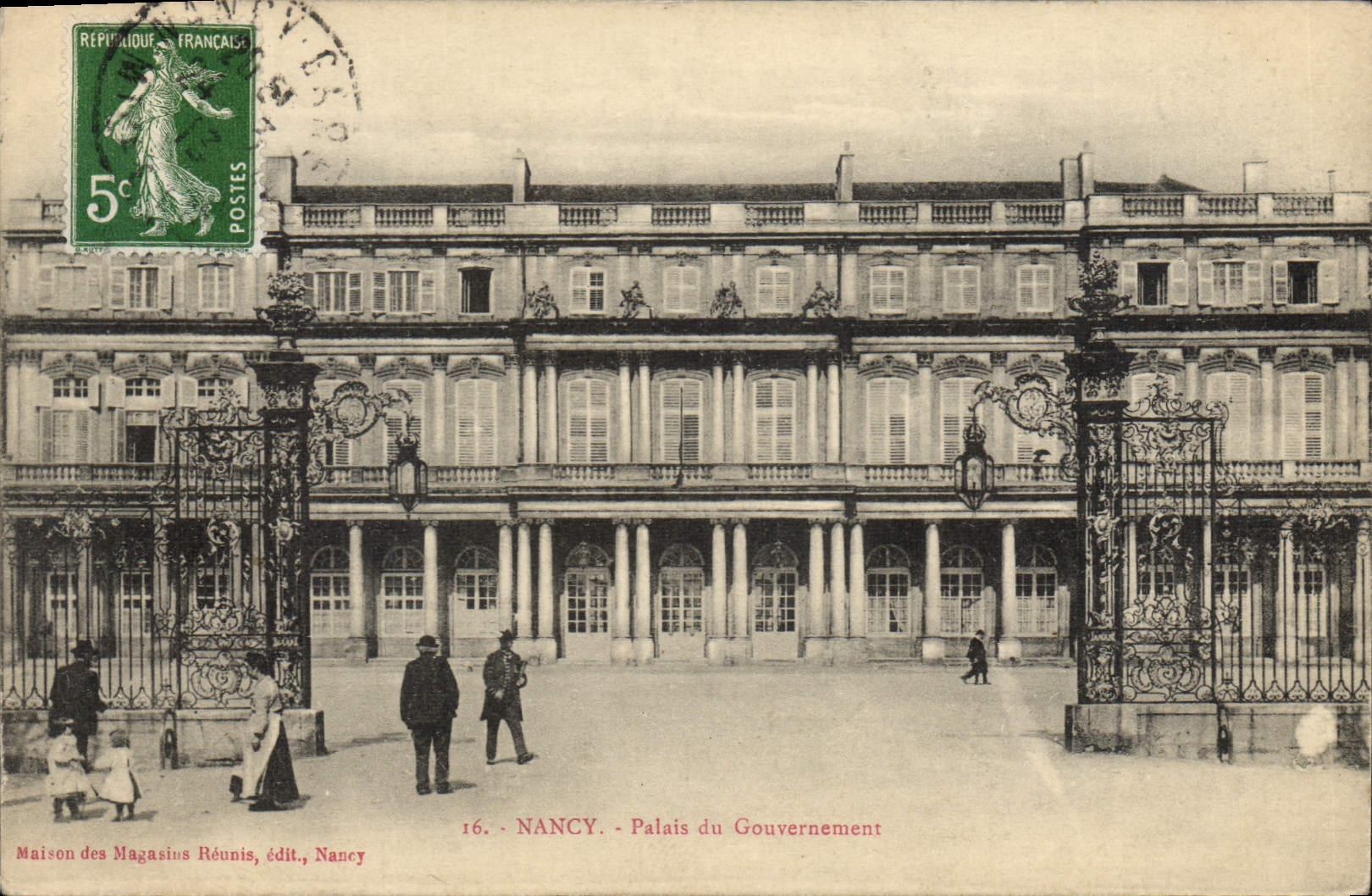CPA Nancy Palais du Gouvernement 
