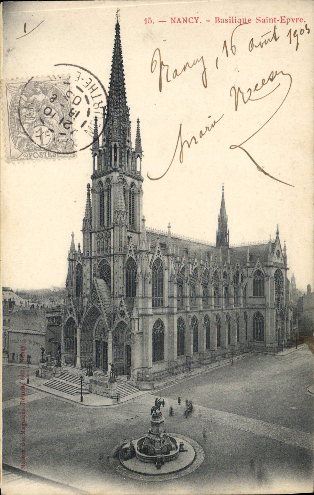 CPA Nancy Basilique Saint Epvre 