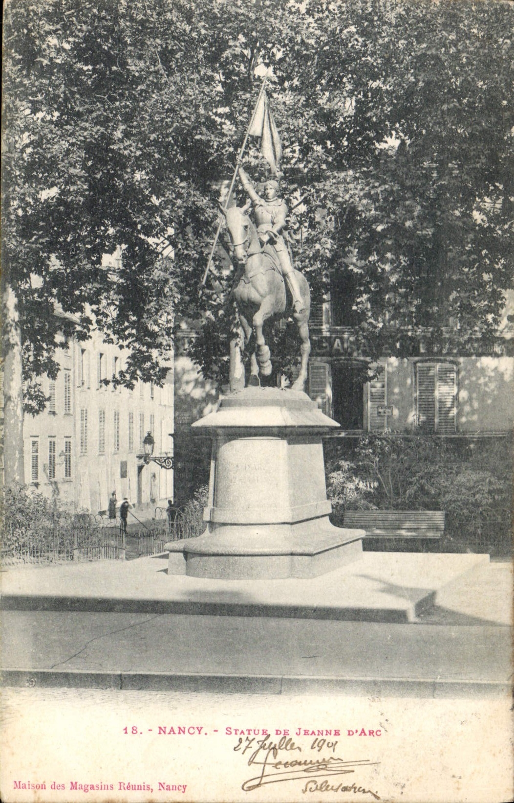 CPA Nancy Statue de Jeanne d'Arc 