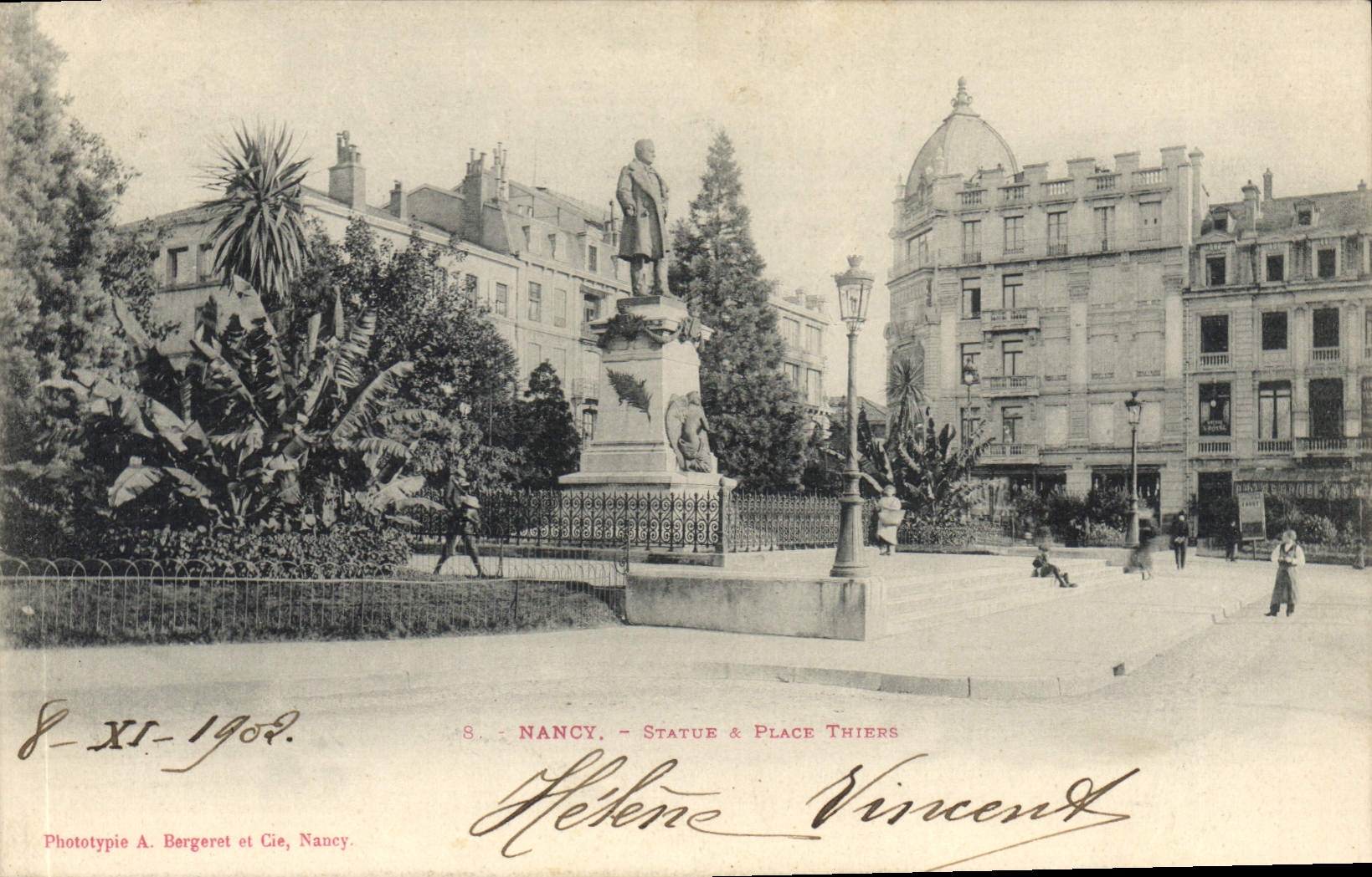 CPA Nancy Statue Place Thiers 