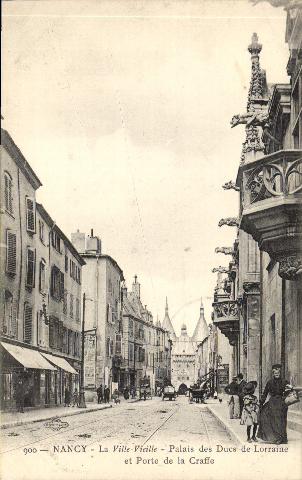 CPA Nancy La Ville Vieille Palais des Ducs de Lorraine et Porte de la Craffe 
