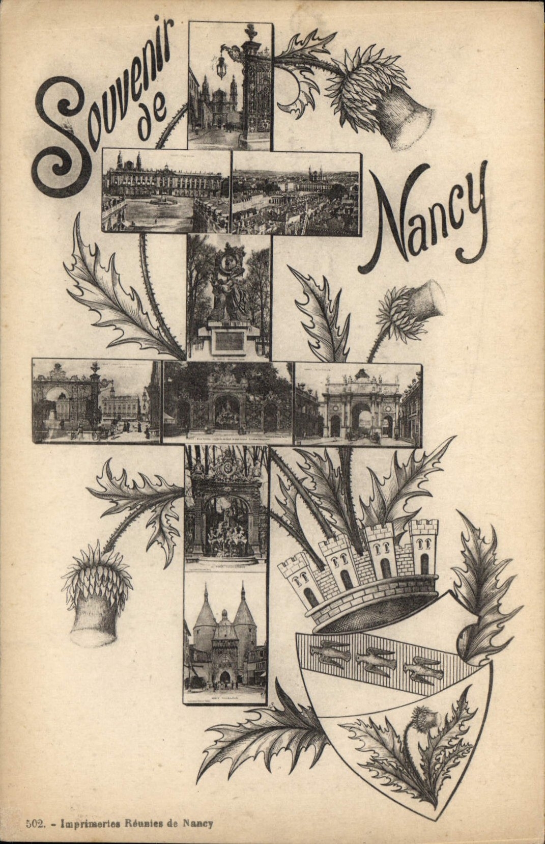 CPA Souvenir de Nancy 