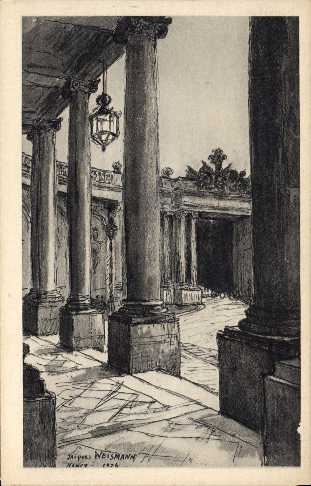 CPA Nancy Palais du Gouvernement Weismann