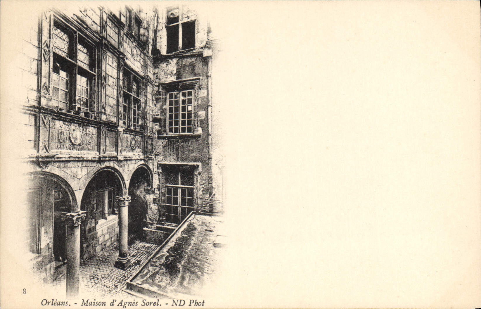 CPA Orleans Maison d'Agnes Sorel 