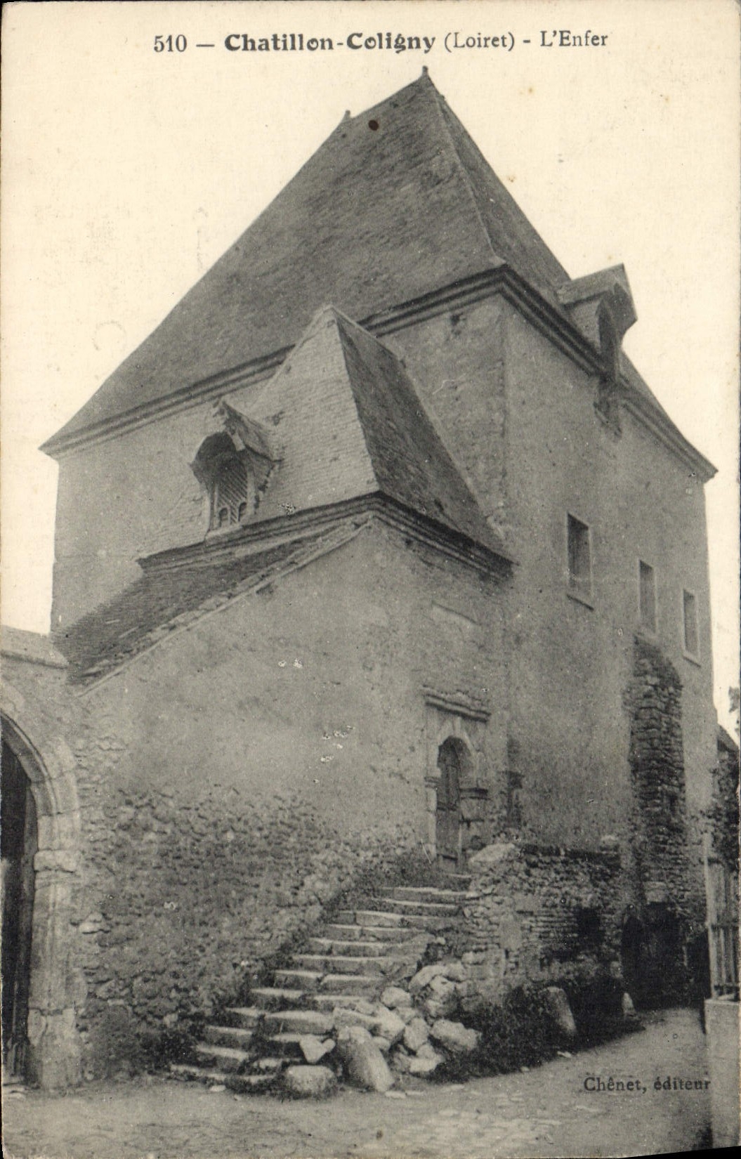 CPA Chatillon Coligny Loiret L'Enfer
