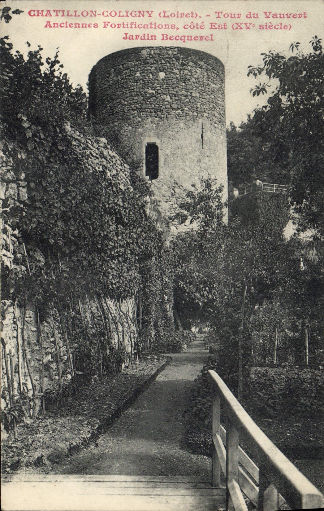 CPA Chatillon Coligny Loiret Tour du Vauvert