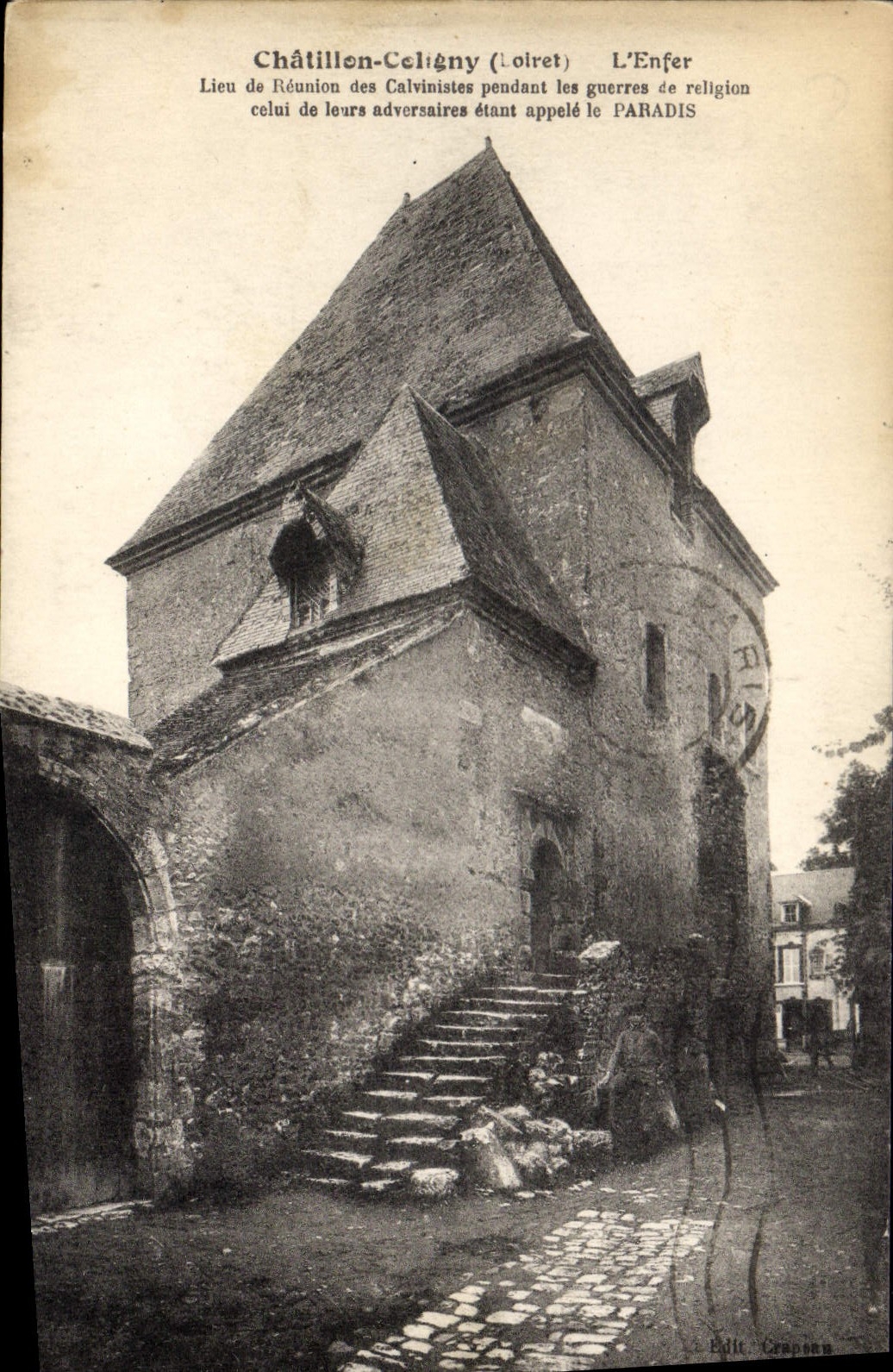 CPA Chatillon Coligny Loiret L'Enfer