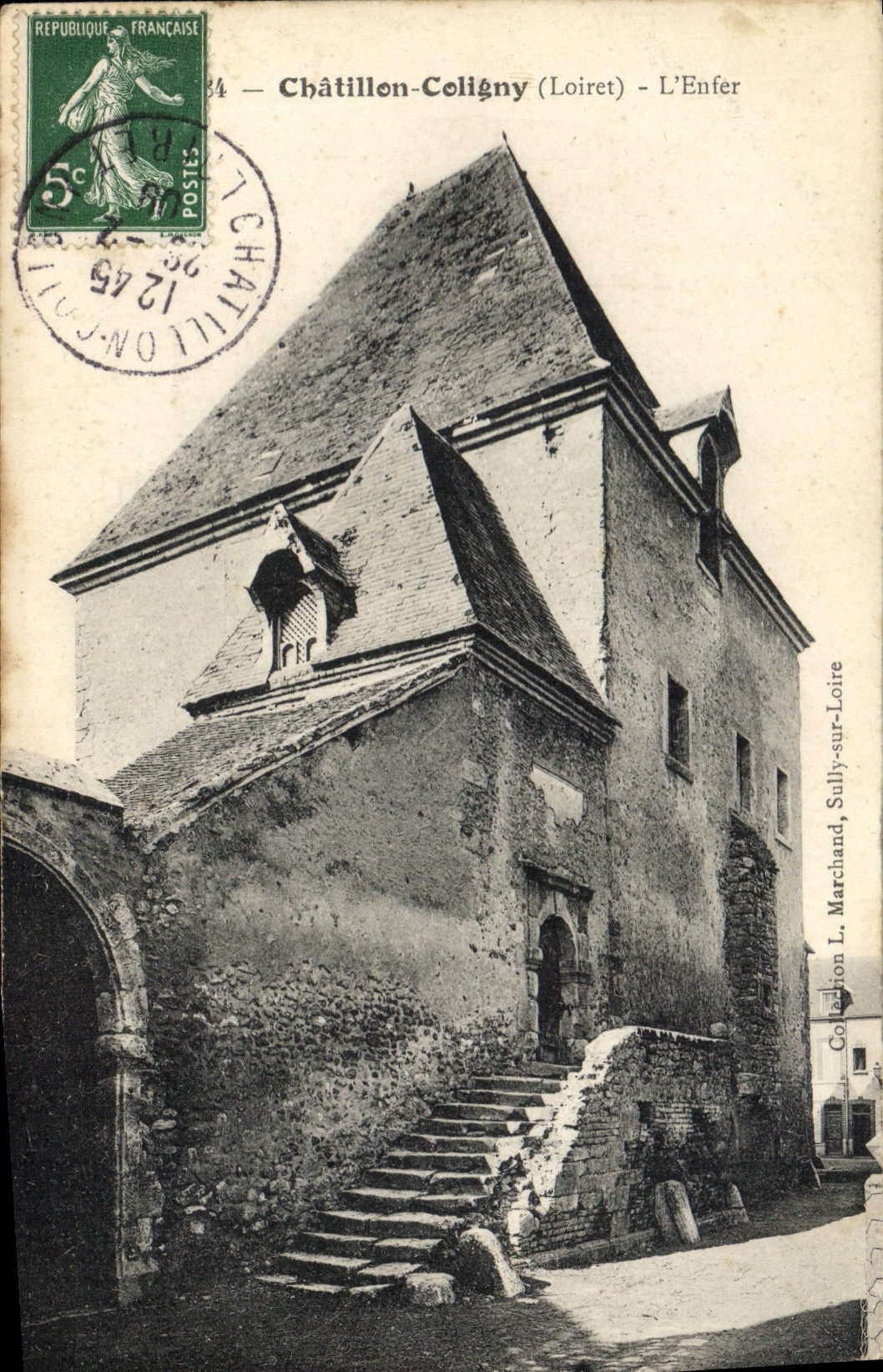 CPA Chatillon Coligny Loiret L'Enfer
