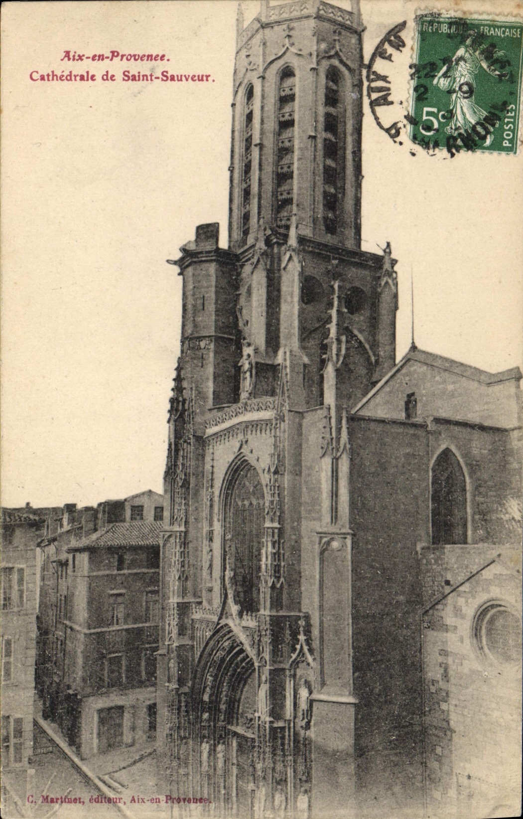 CPA Aix en Provence Cathedrale de Saint Sauveur 