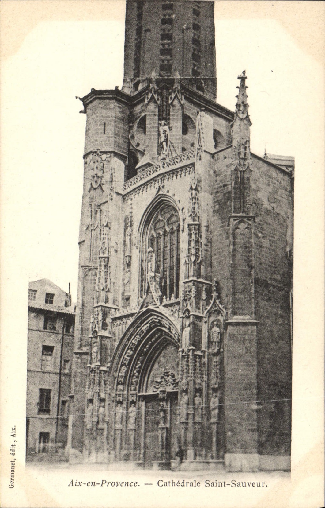 CPA Aix en Provence Portail Cathedrale Saint Sauveur 