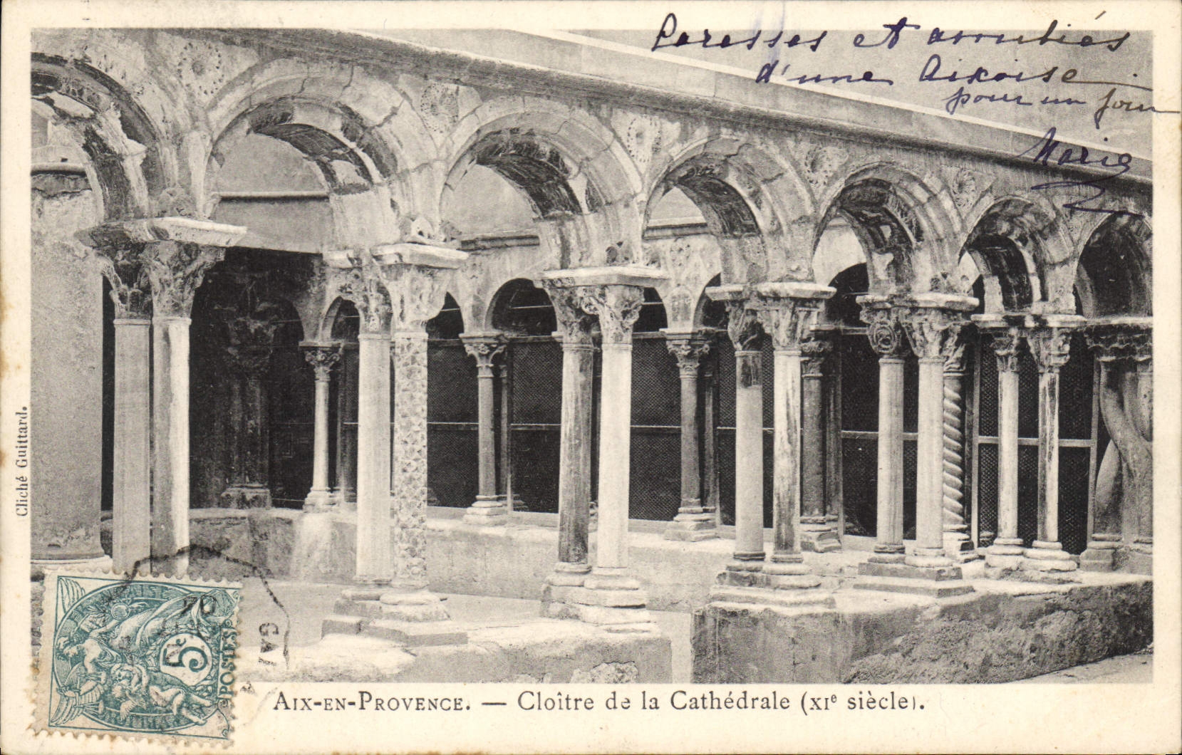 CPA Aix en Provence Cloitre de la Cathedrale 