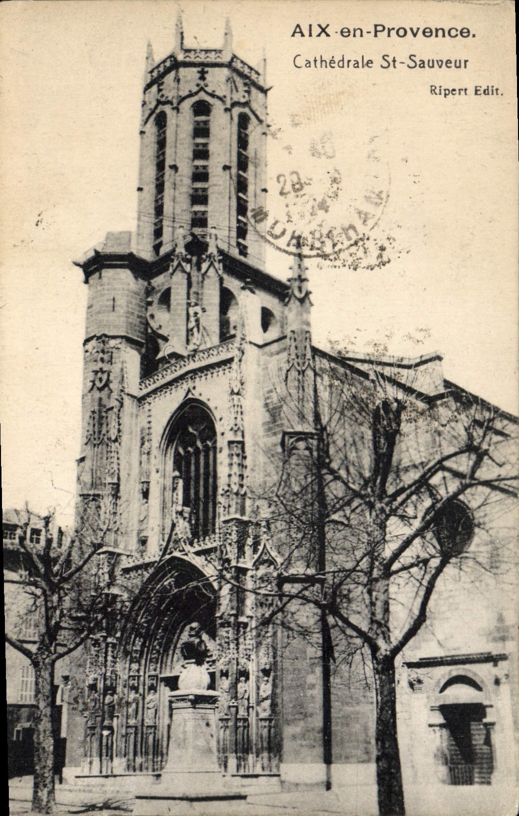 CPA Aix en Provence Cathedrale St Sauveur 