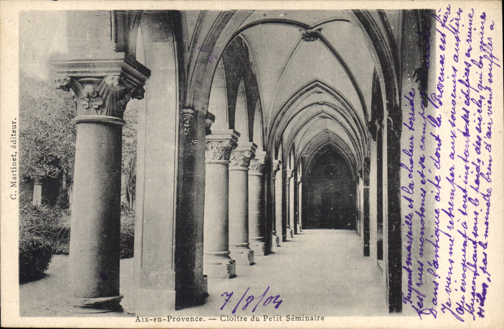 CPA Aix en Provence Cloitre du Petit Seminaire 