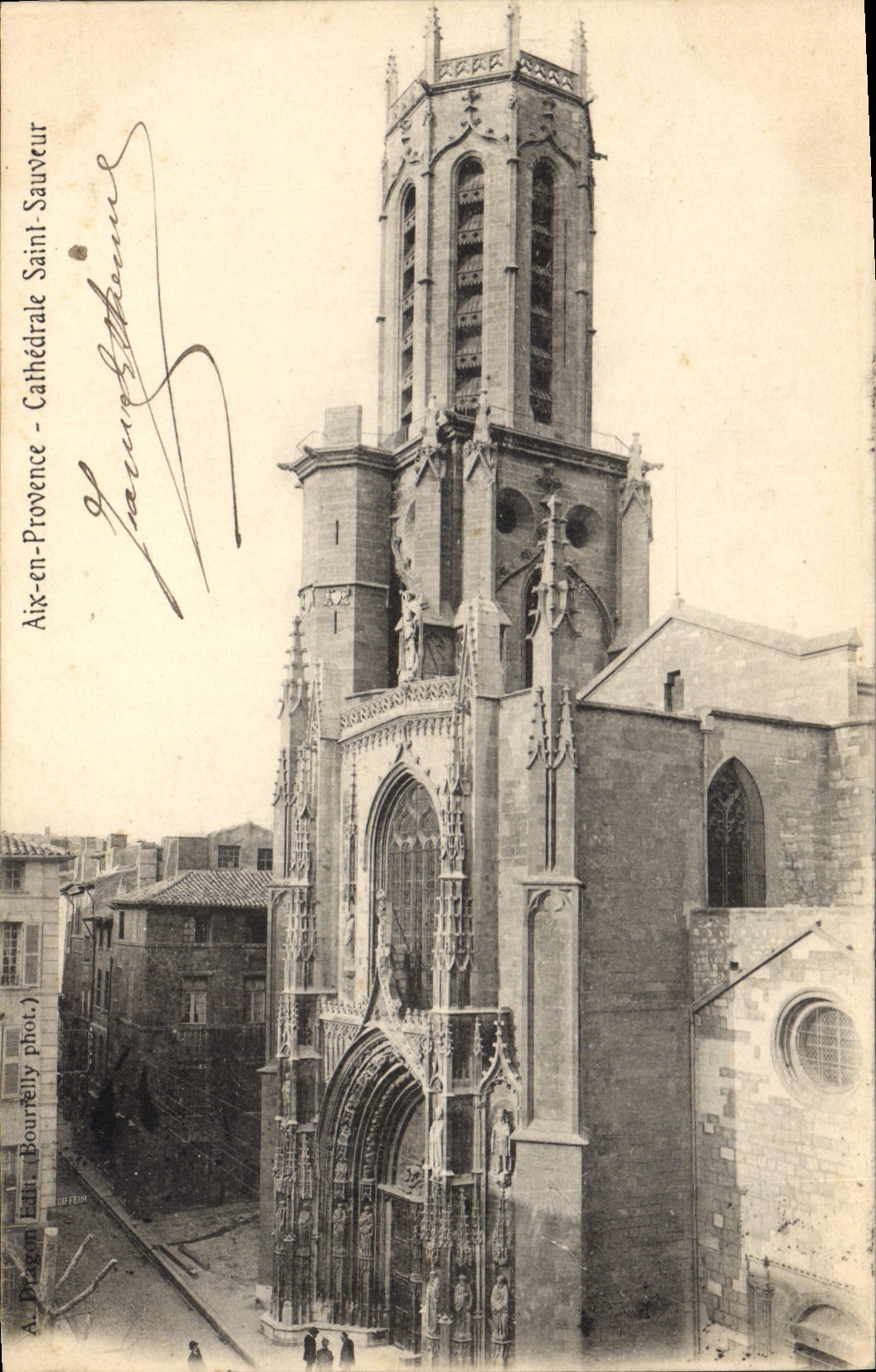 CPA Aix en Provence Portes Cathedrale Saint Sauveur 